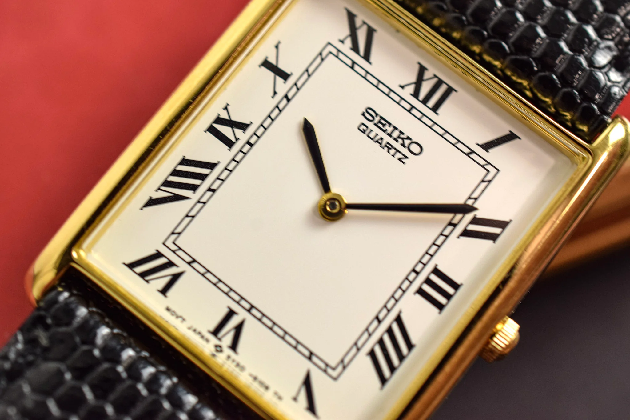 1988 Seiko White Roman Tank - Image 3