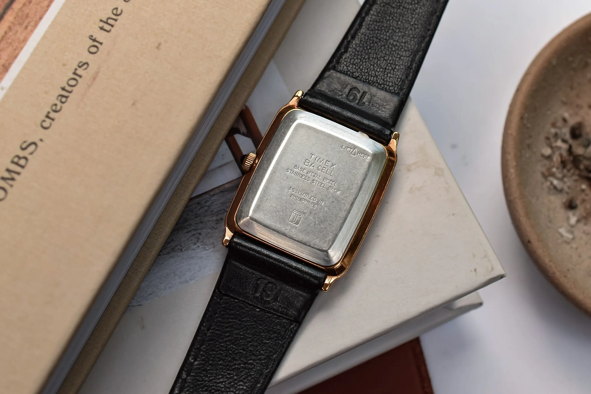 1988 Timex Tapestry Dial Tank - Image 5