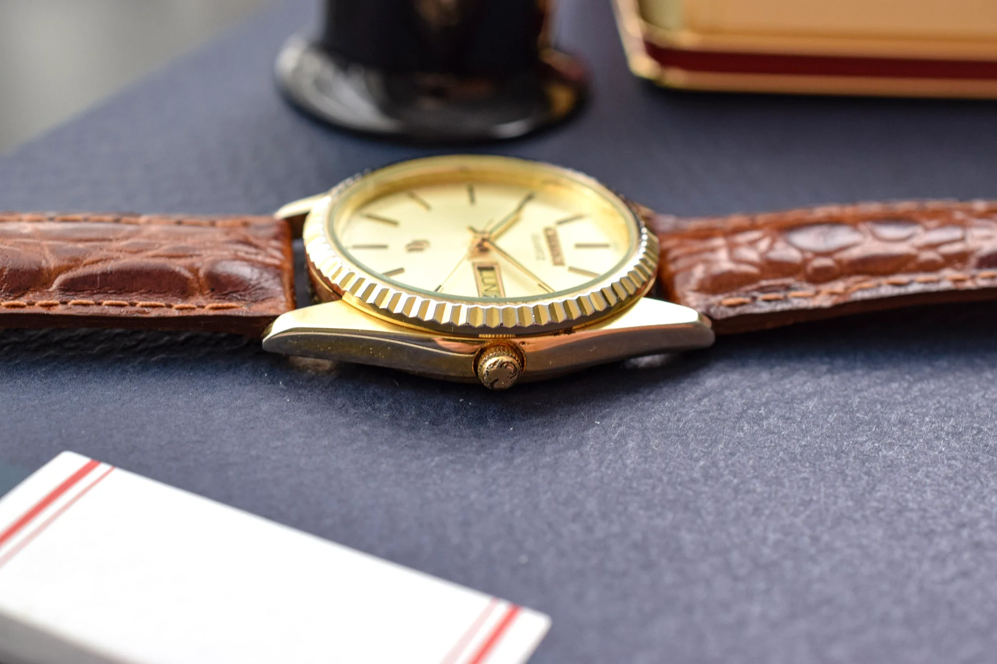 1989 Citizen CQ Champagne "President" - Image 3
