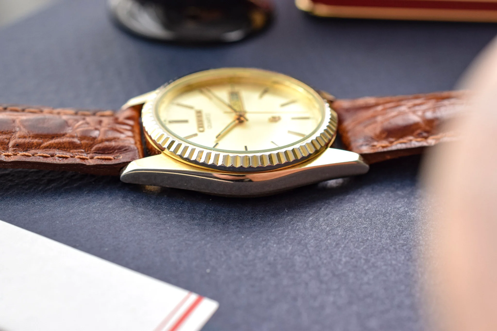 1989 Citizen CQ Champagne "President" - Image 4
