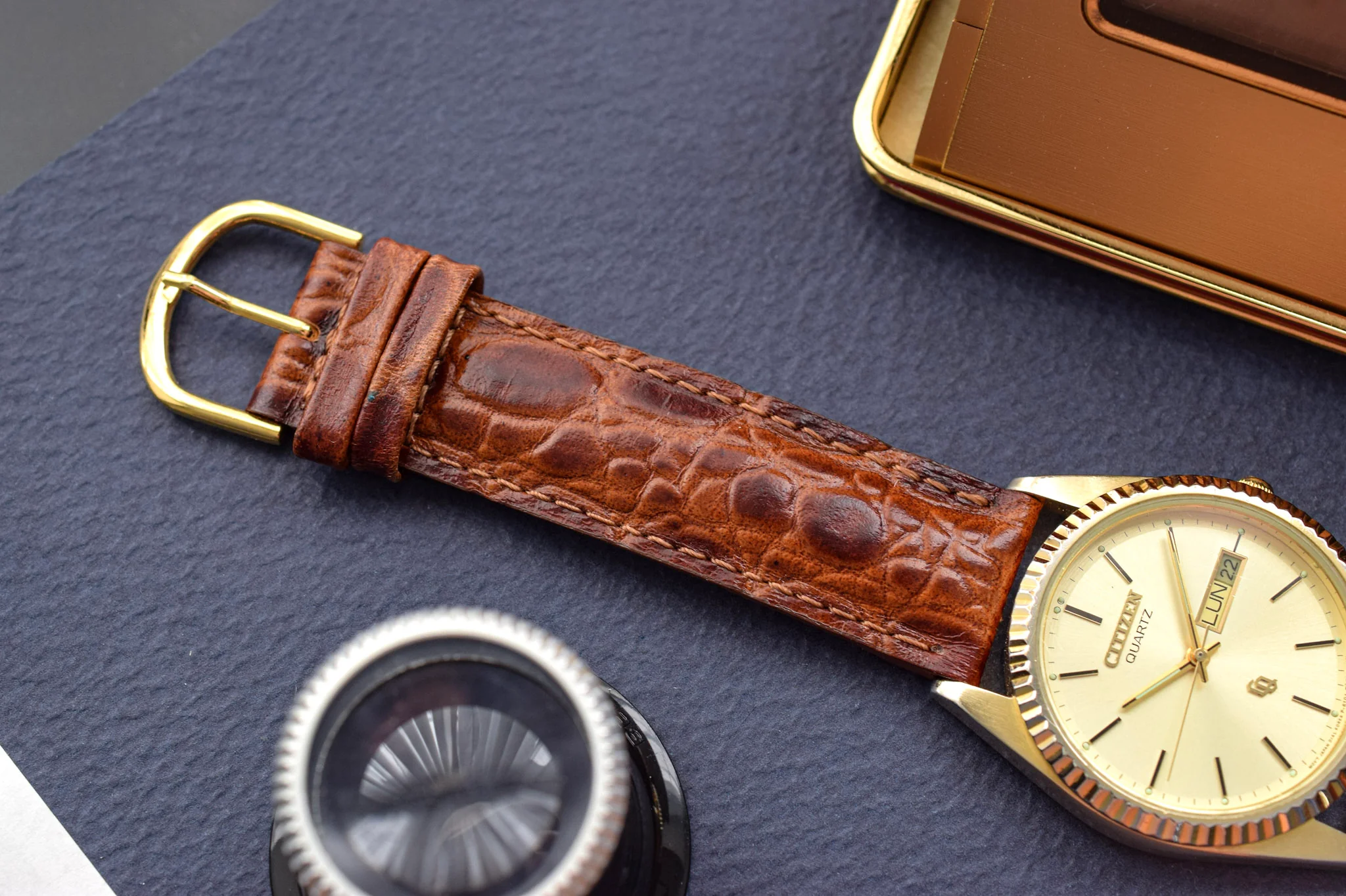 1989 Citizen CQ Champagne "President" - Image 5