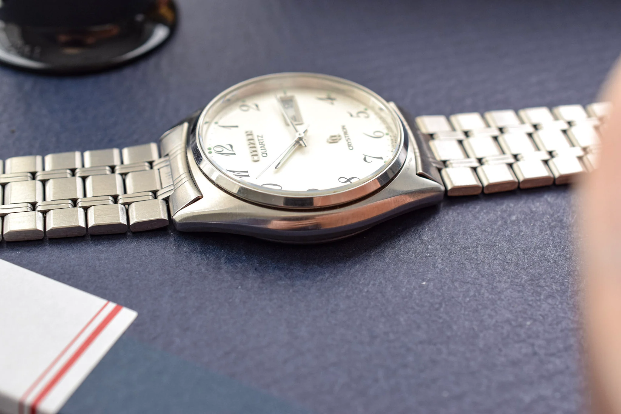 1989 Citizen CQ Crystron Kanji Day-Date - Image 5