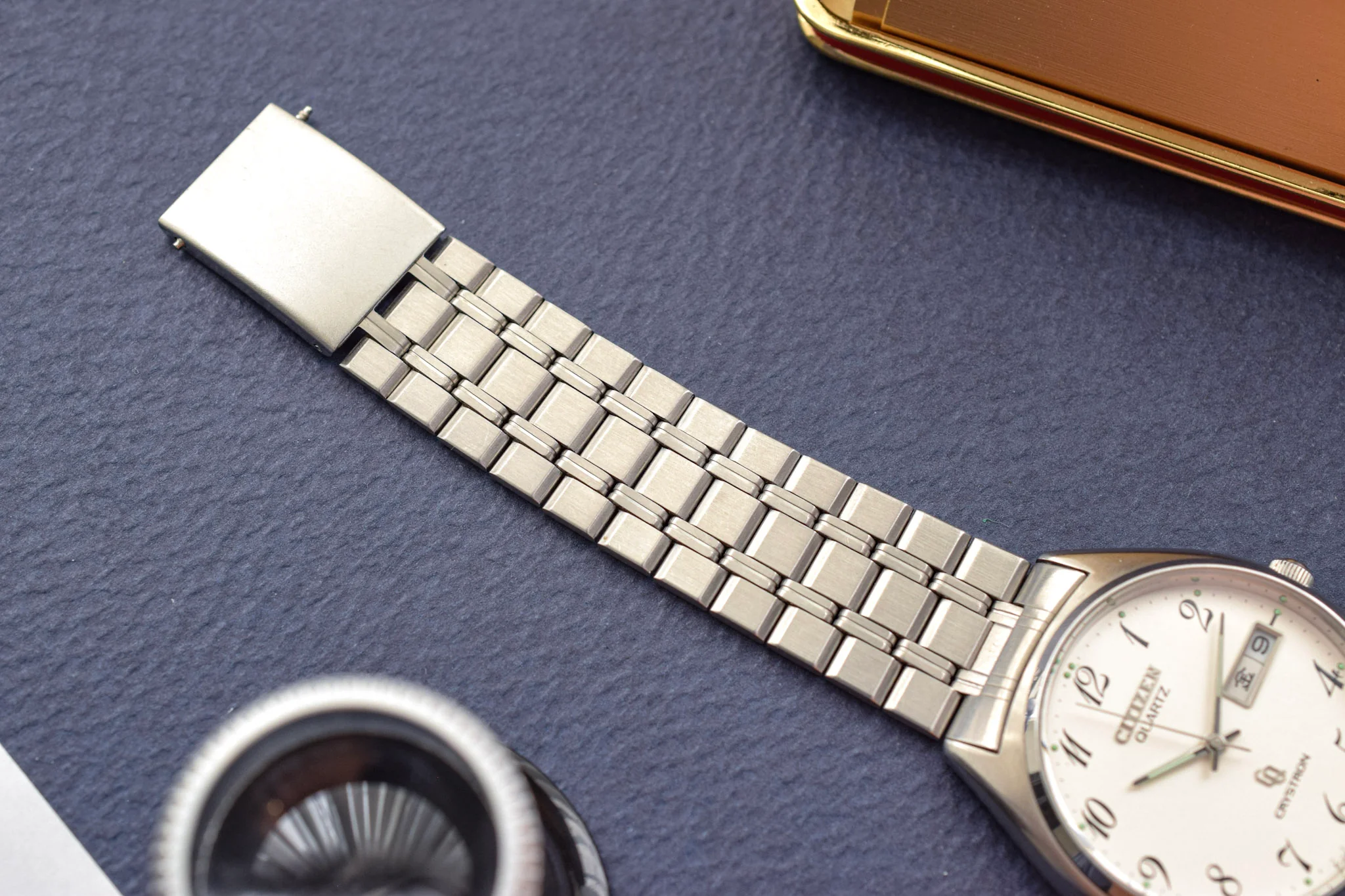 1989 Citizen CQ Crystron Kanji Day-Date - Image 6