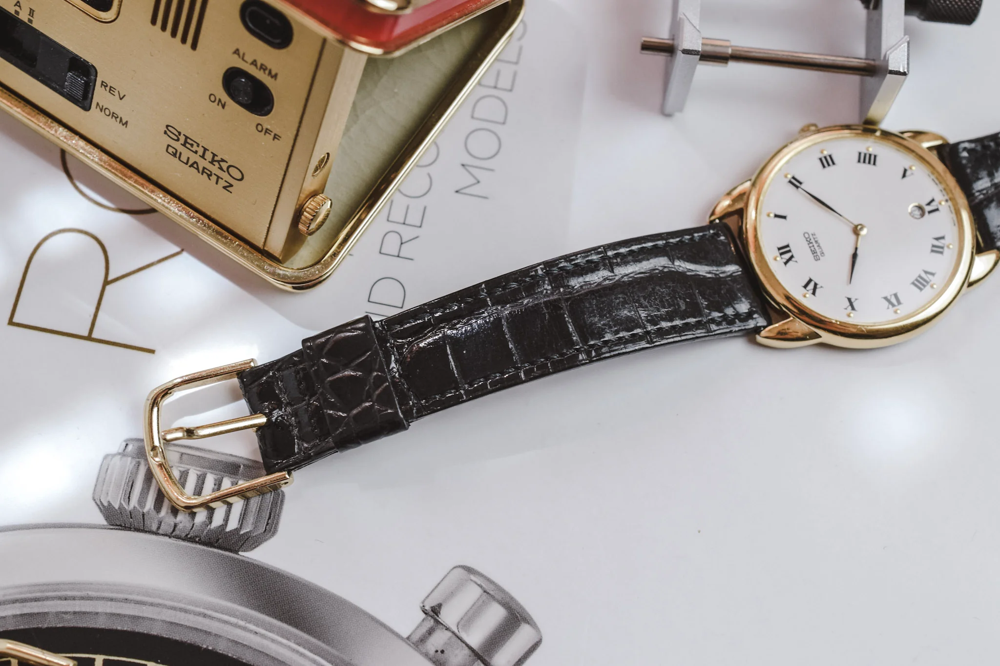 1989 Seiko Crab Claw Roman Dial Calendar - Image 7