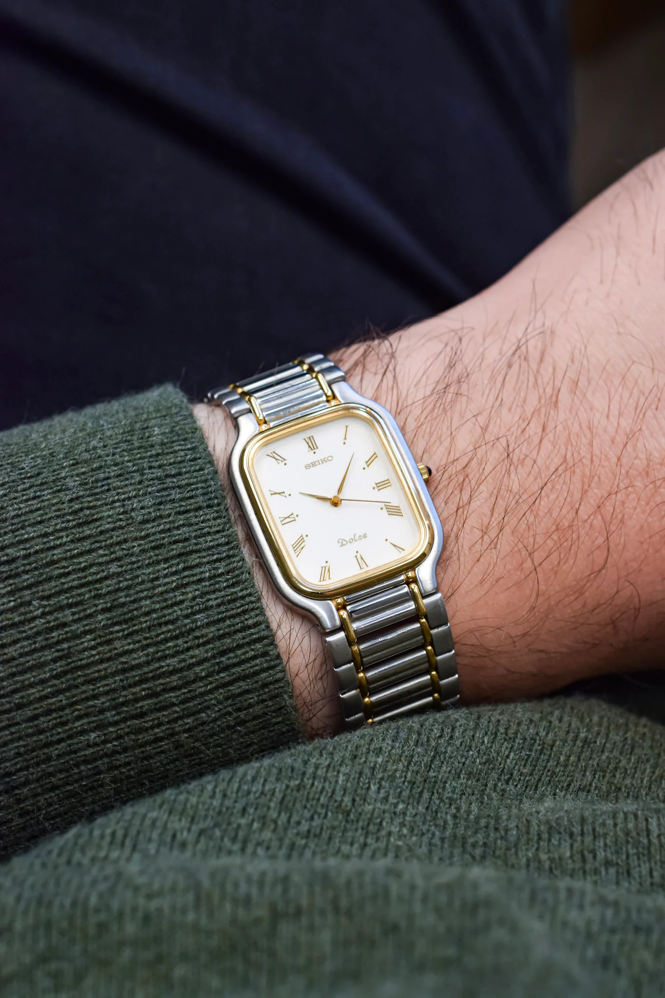1989 Seiko Dolce Roman Sparkle Dial Ellipse - Image 3