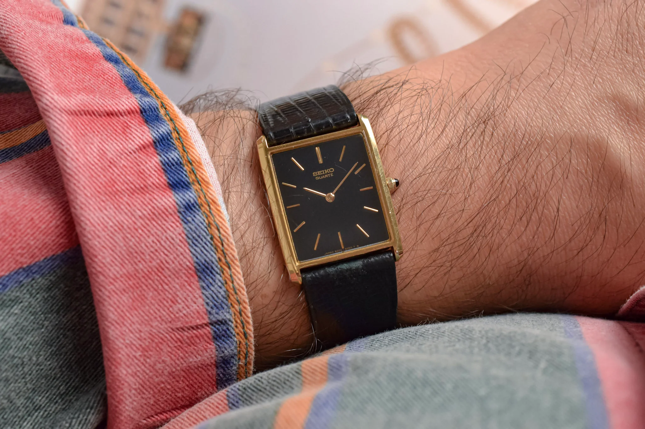 1989 Seiko Gilt Dial Tank - Image 2