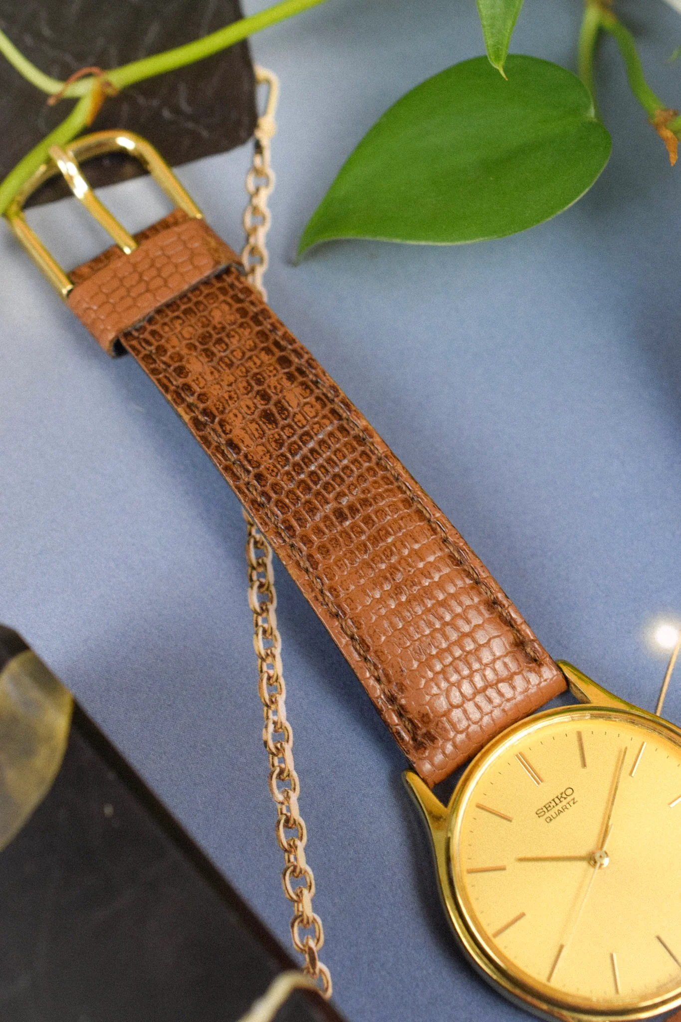 1989 Seiko Golden Sparkle Dial Calatrava - Image 5