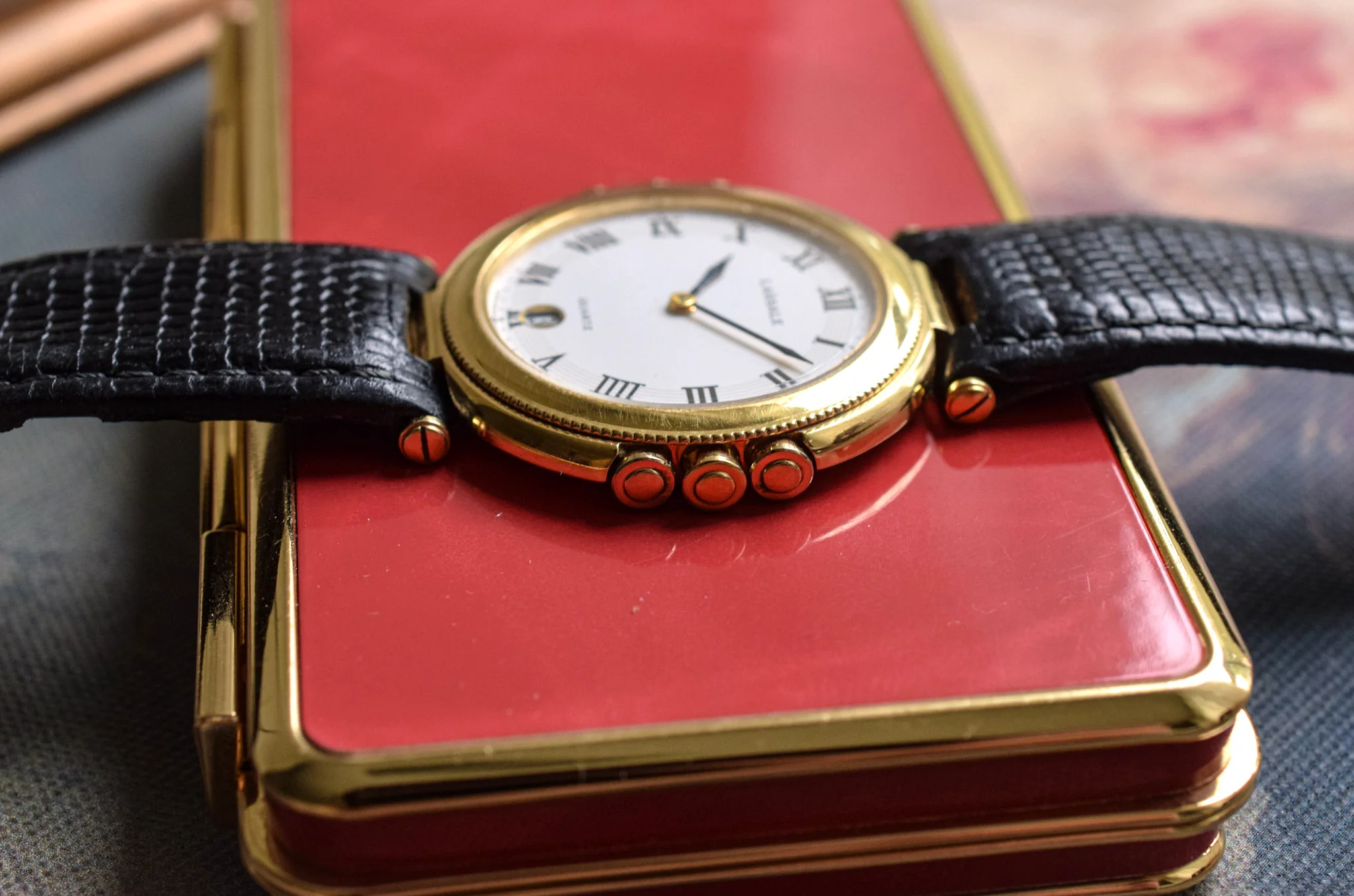 1989 Seiko Lassale White Roman - Image 3