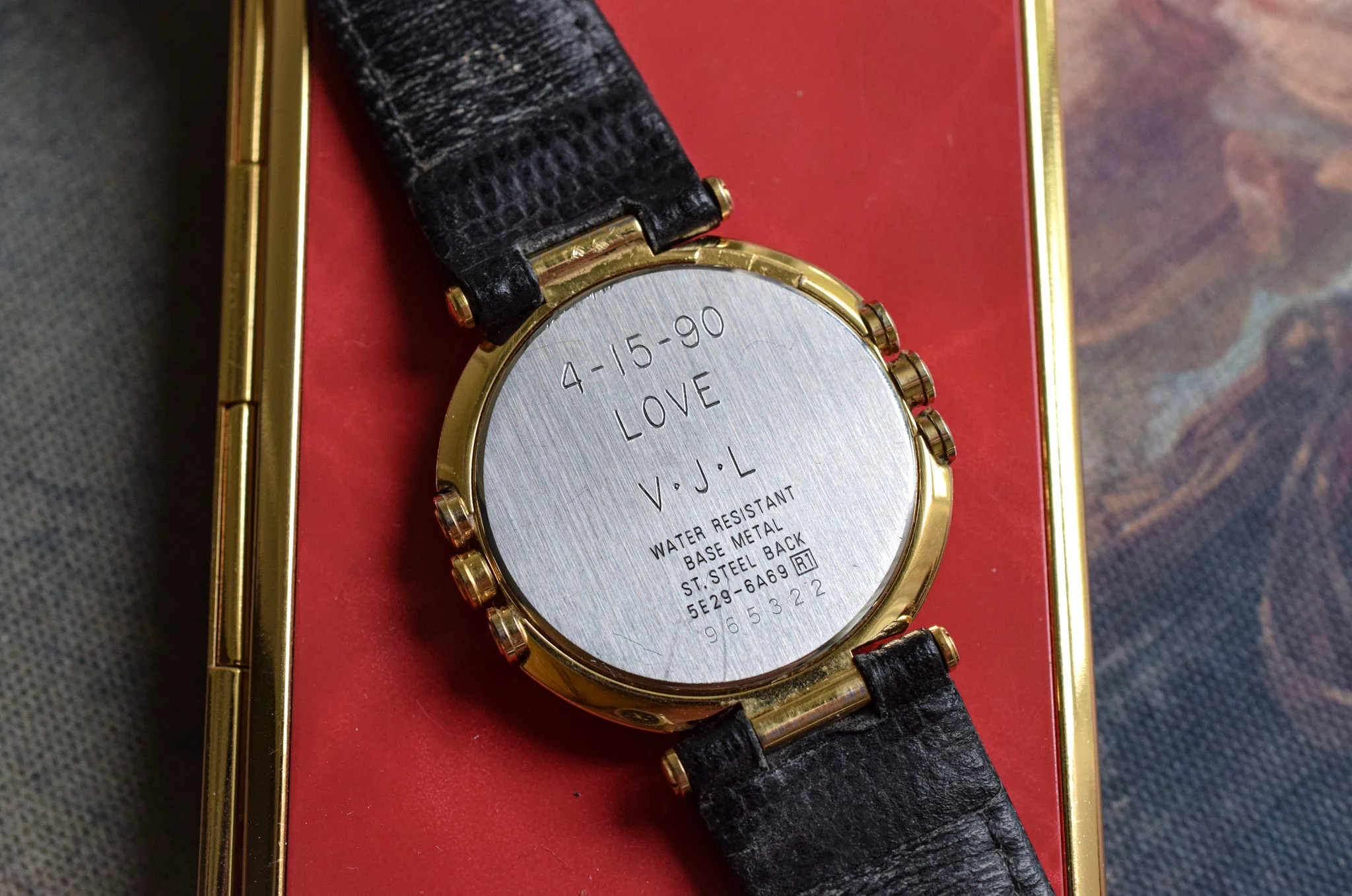 1989 Seiko Lassale White Roman - Image 9