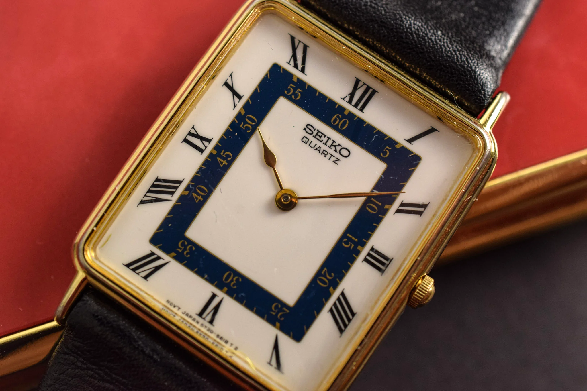 1989 Seiko Roman Rectangle - Imperfect Crystal - Image 3