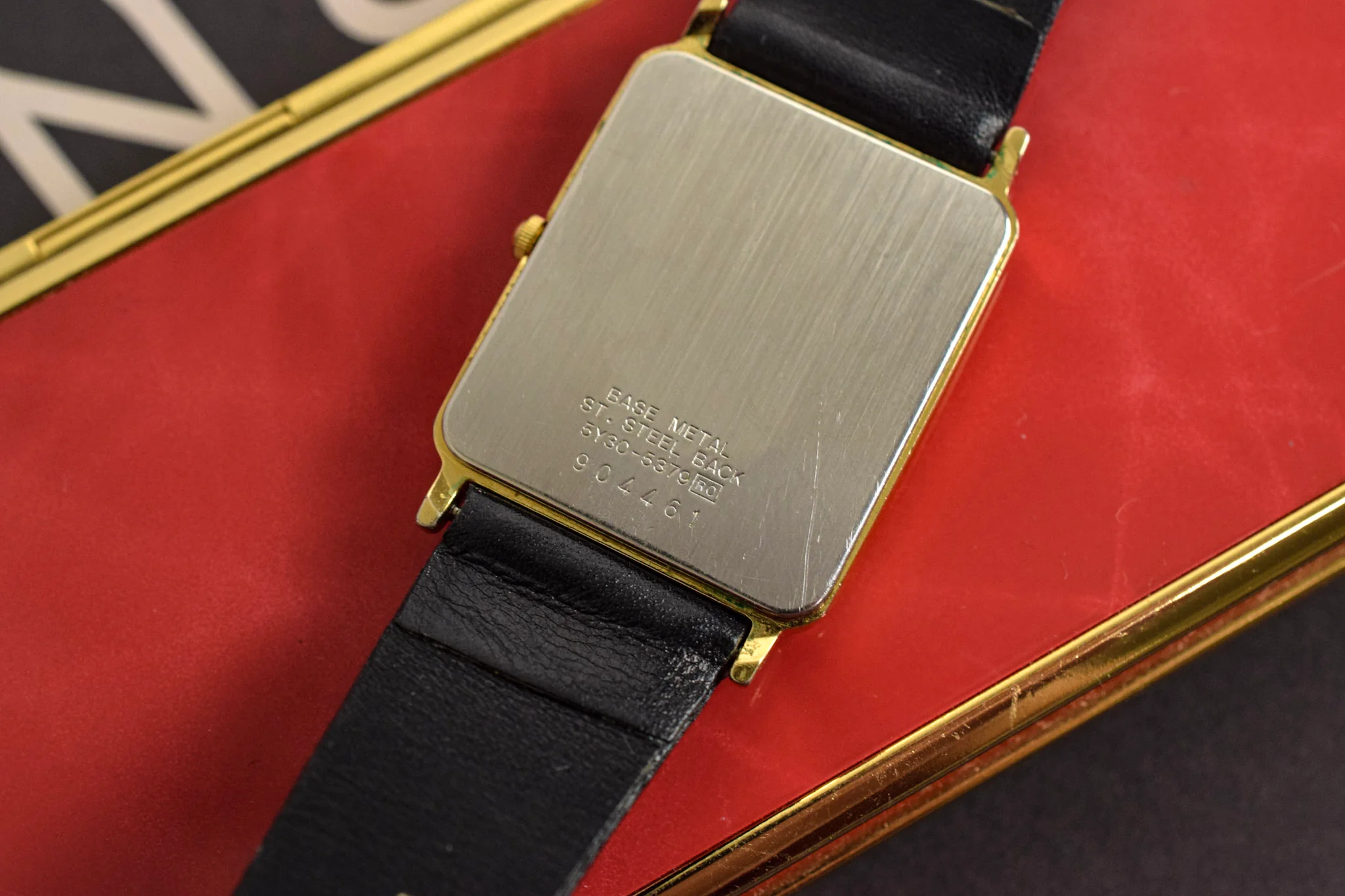 1989 Seiko Roman Rectangle - Imperfect Crystal - Image 7