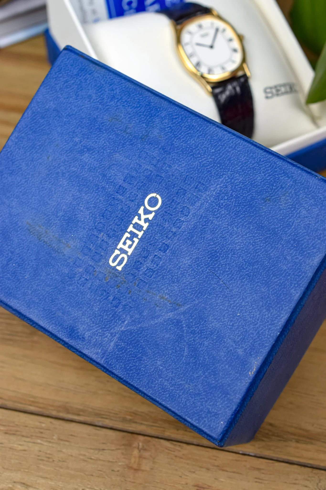 1989 Seiko SGP White Roman Ellipse - NOS - Image 10
