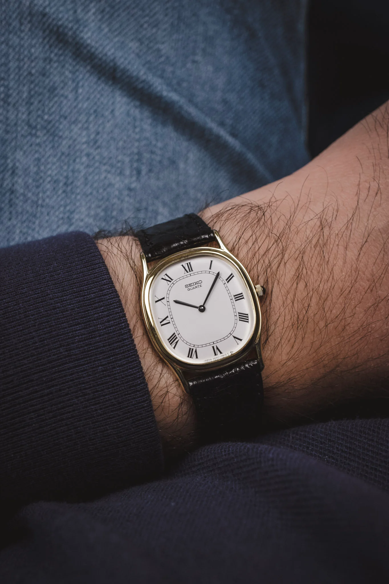 1989 Seiko SGP White Roman Ellipse - NOS - Image 11