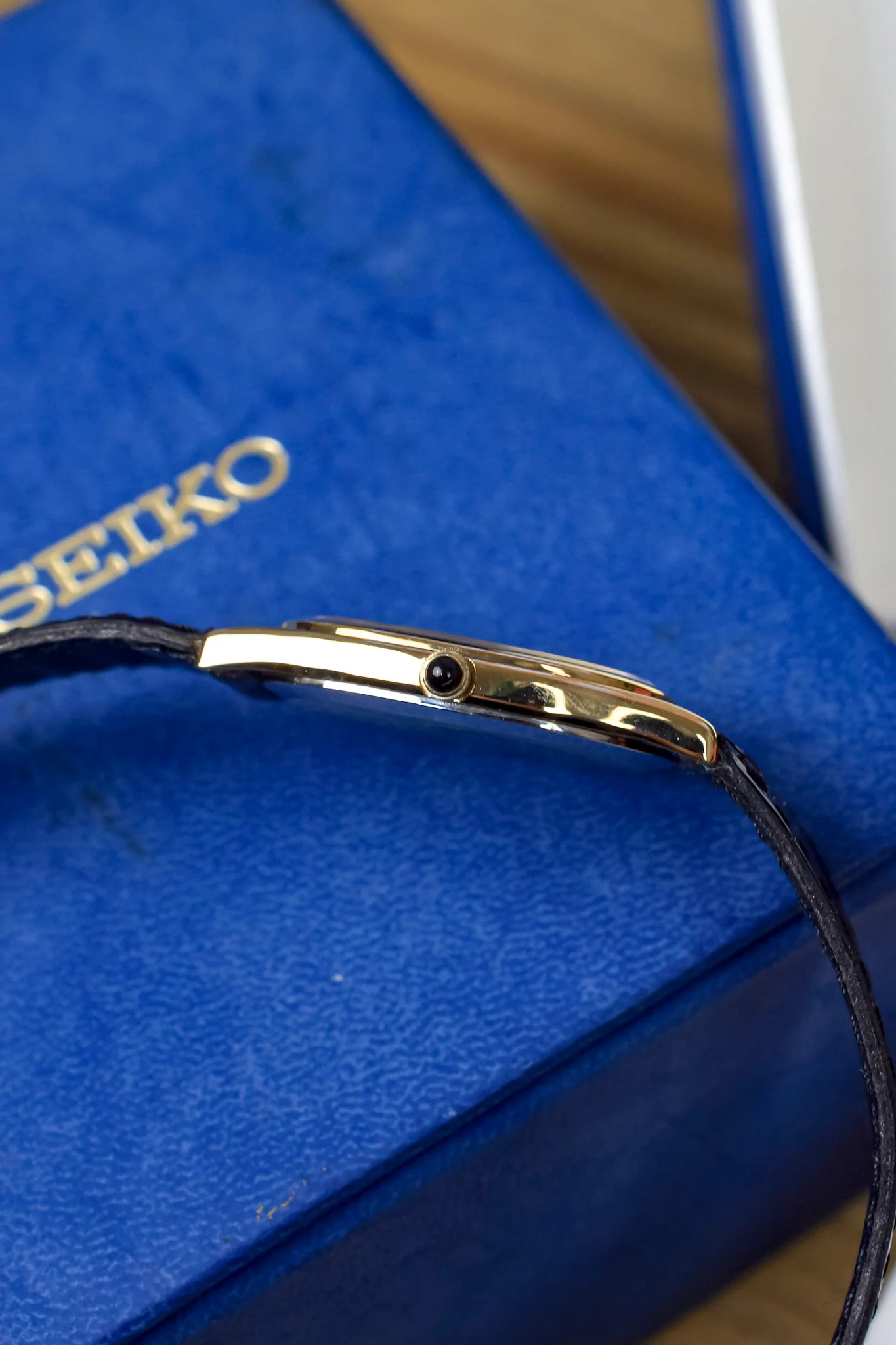 1989 Seiko SGP White Roman Ellipse - NOS - Image 3
