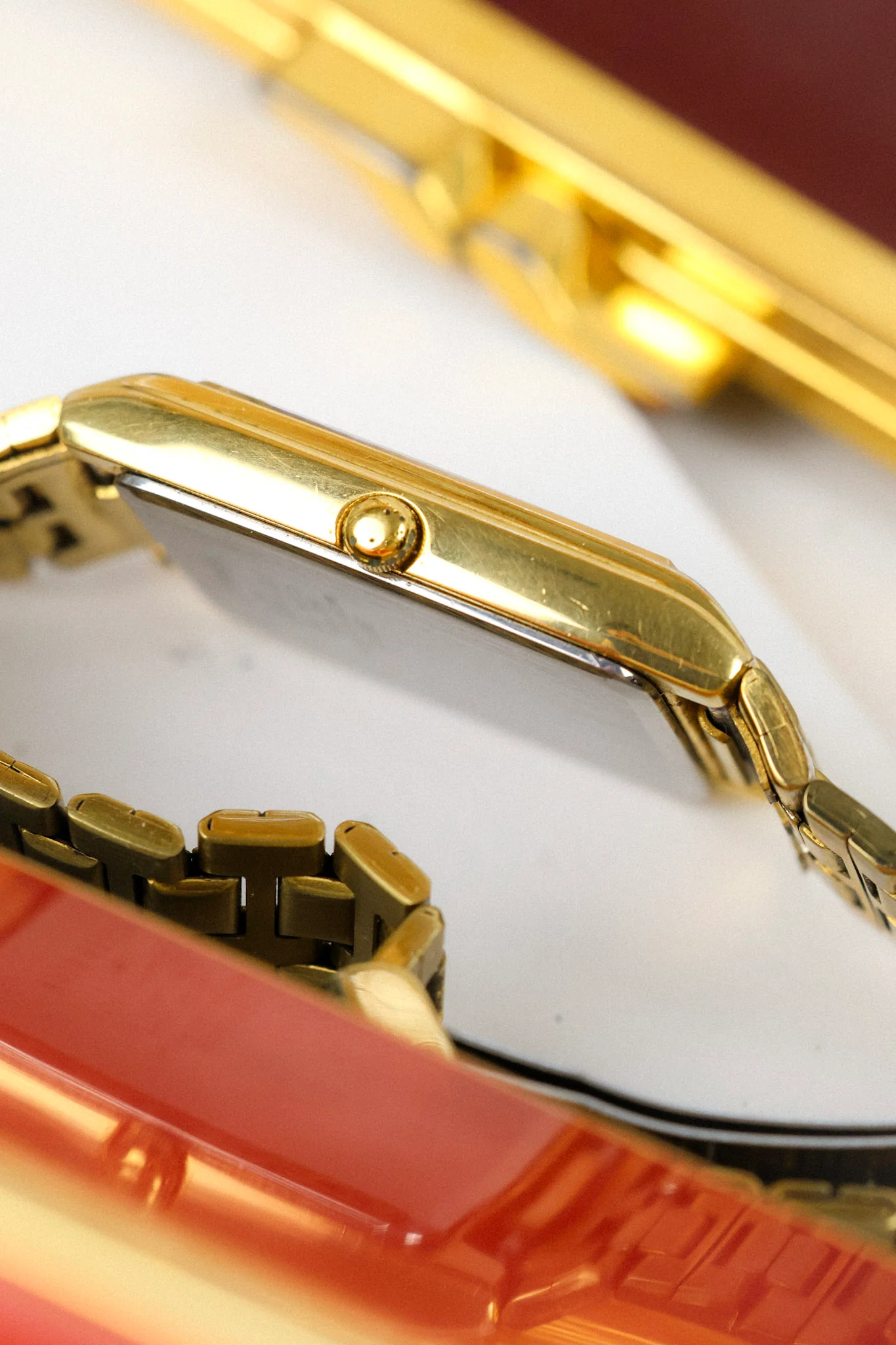 1989 Seiko SQ Golden Tank Script Day-Date - Image 7
