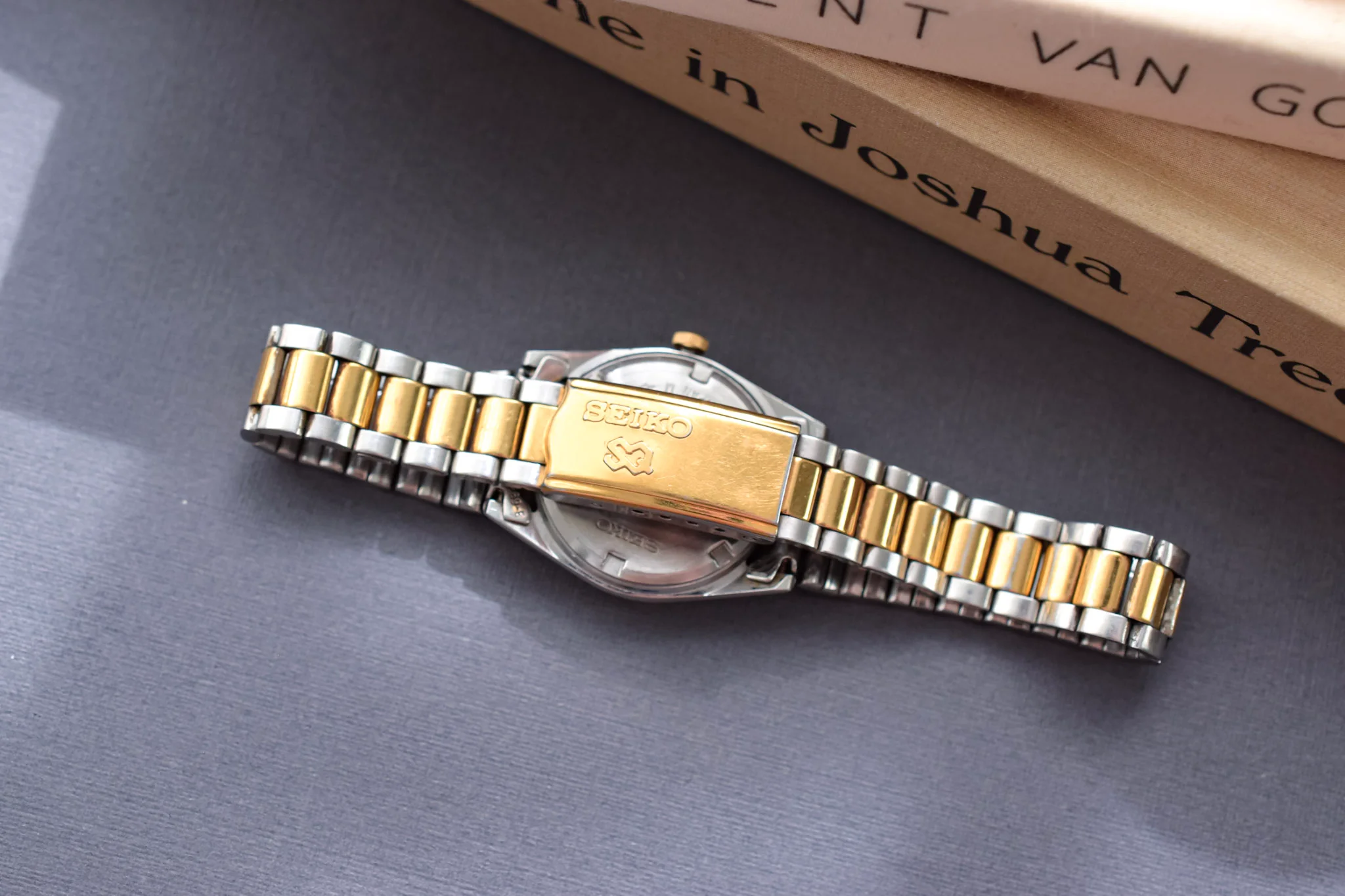 1989 Seiko SQ "Ladies Size" Ghost Dial Day-Date "President" - Image 7