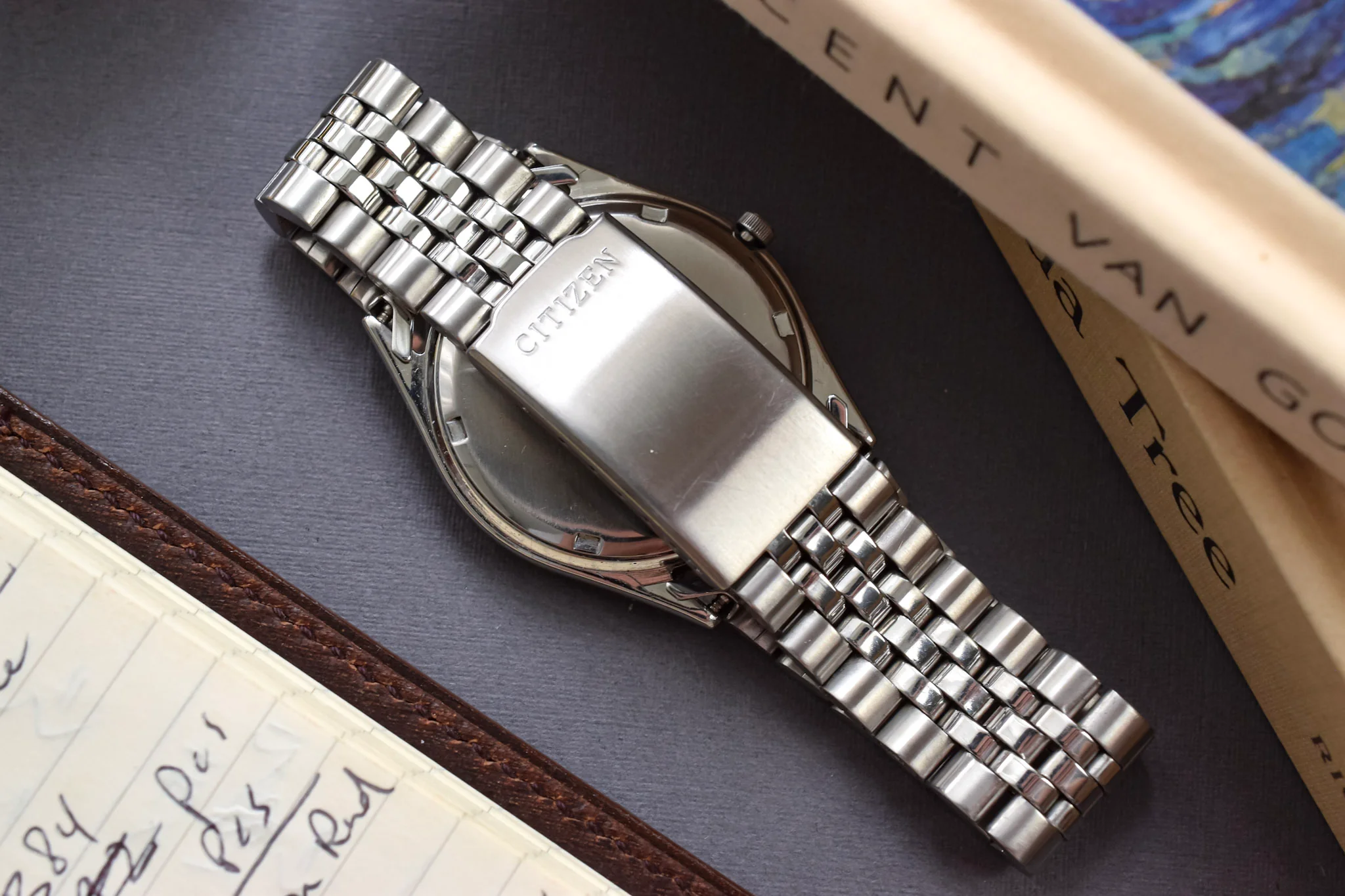 1990 Citizen CQ Silver Kanji "Datejust" - Image 6