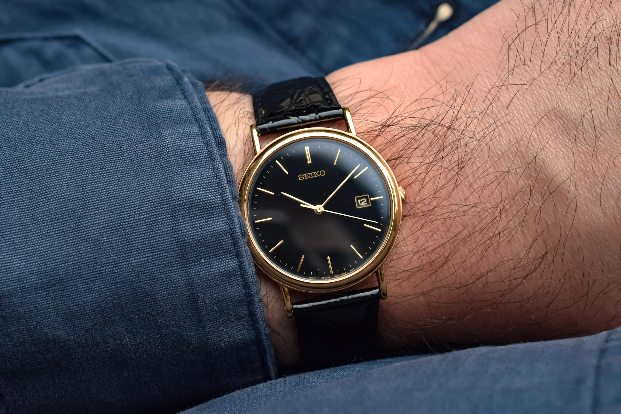 1990 Seiko Black Dial Calendar - Image 10