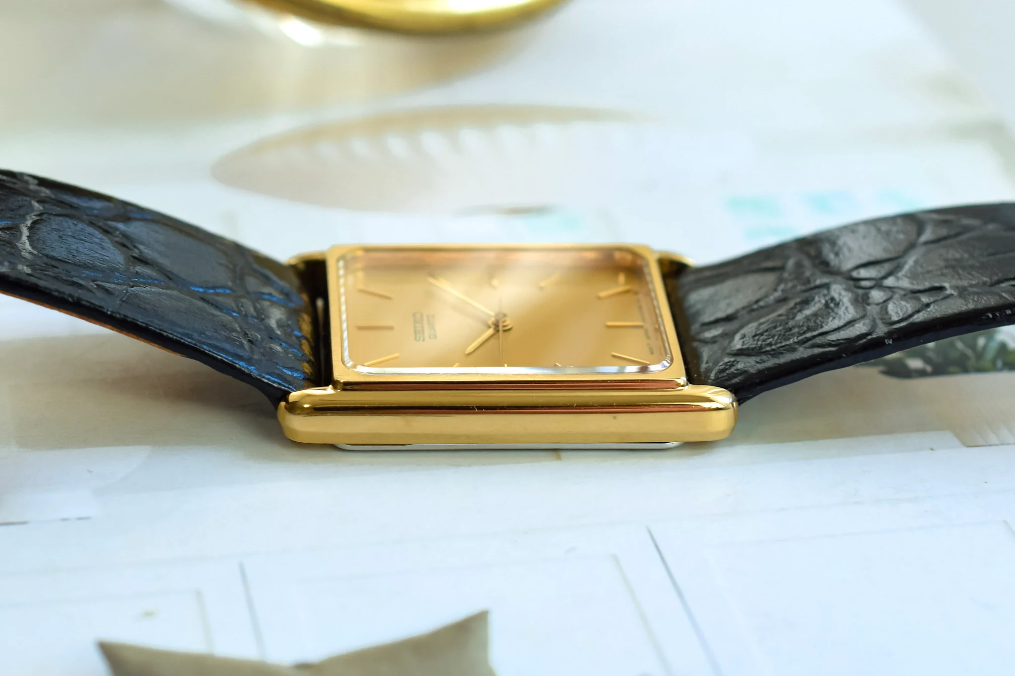 1990 Seiko Champagne Tank - Image 4