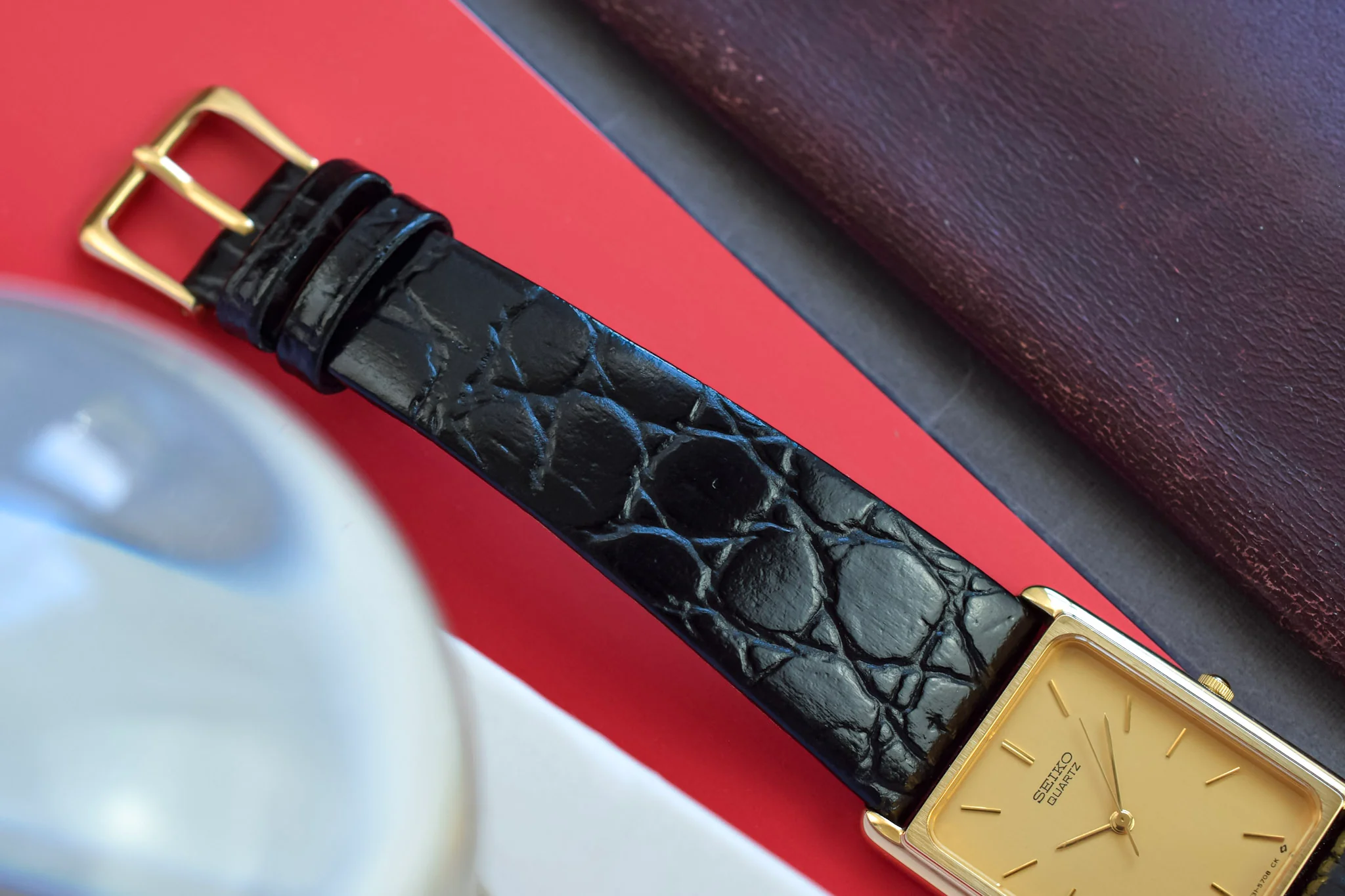 1990 Seiko Champagne Tank - Image 5