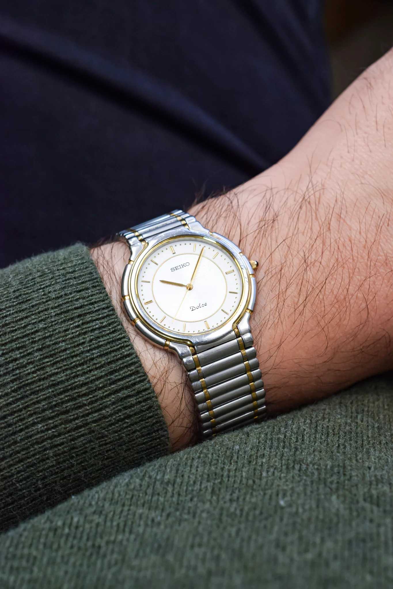 1990 Seiko Dolce Honeycomb Sector Dial - Image 3