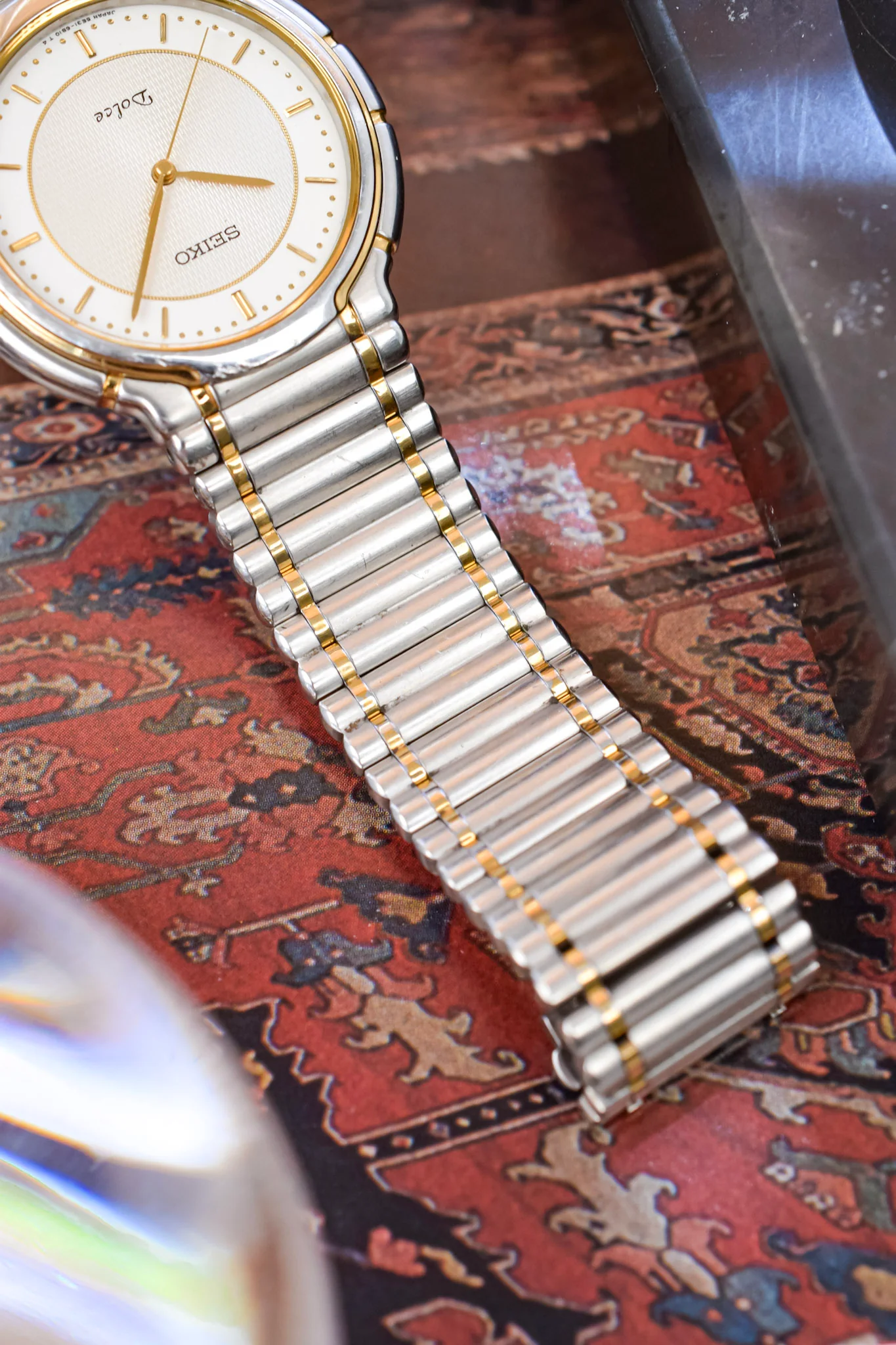 1990 Seiko Dolce Honeycomb Sector Dial - Image 7