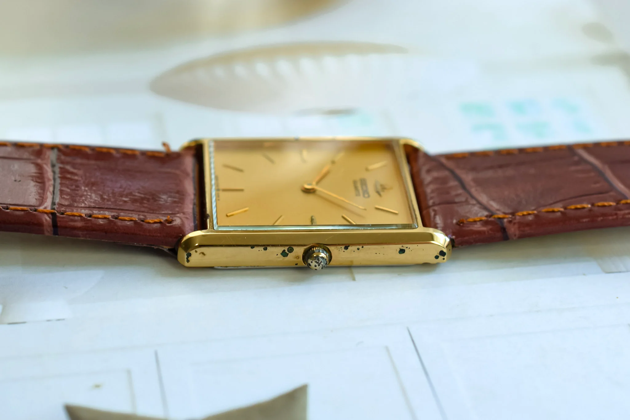 1990 Seiko Galaxy Champagne Tank - Image 3