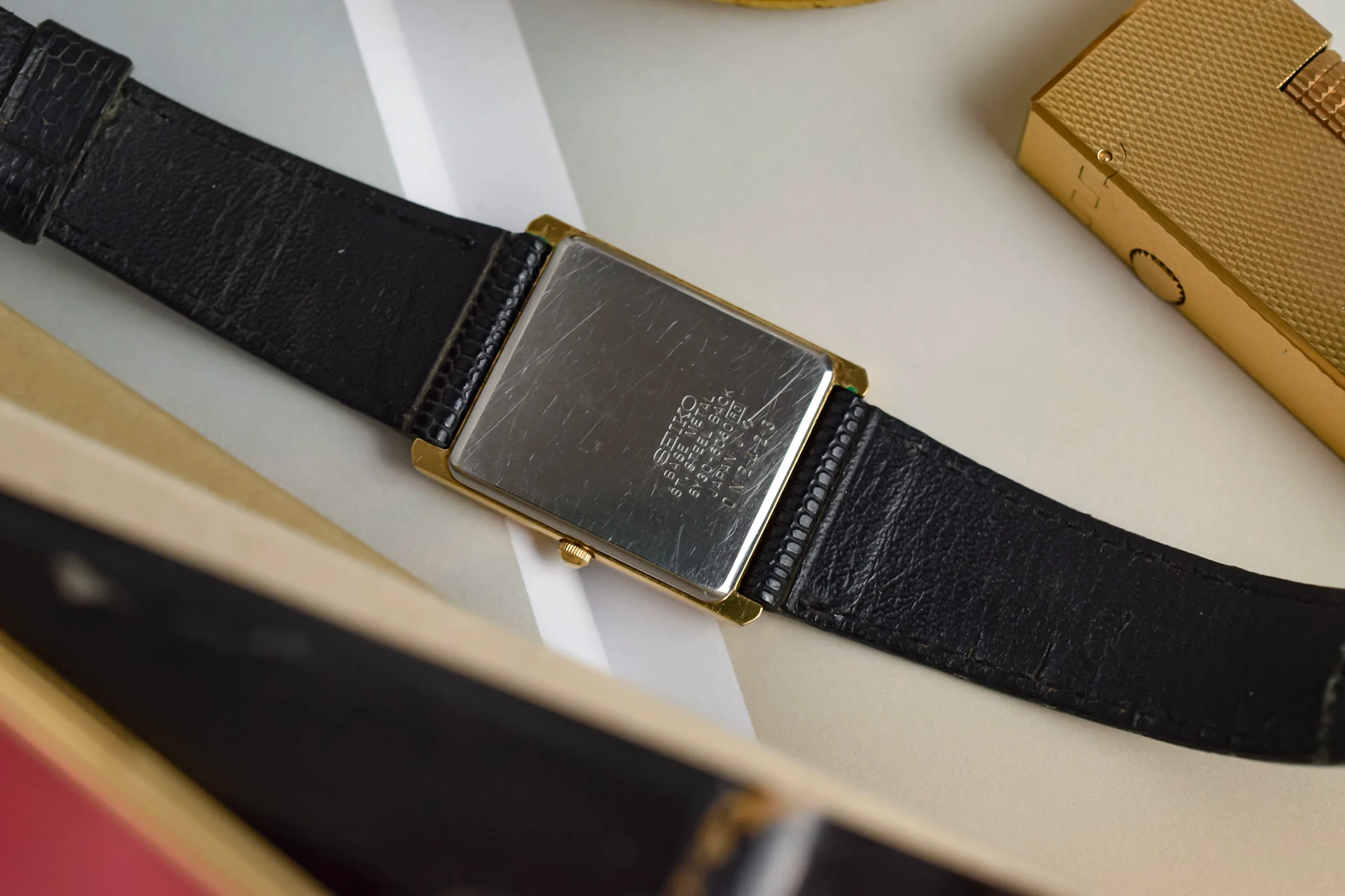 1990 Seiko Galaxy Gilt Dial Tank - Image 10