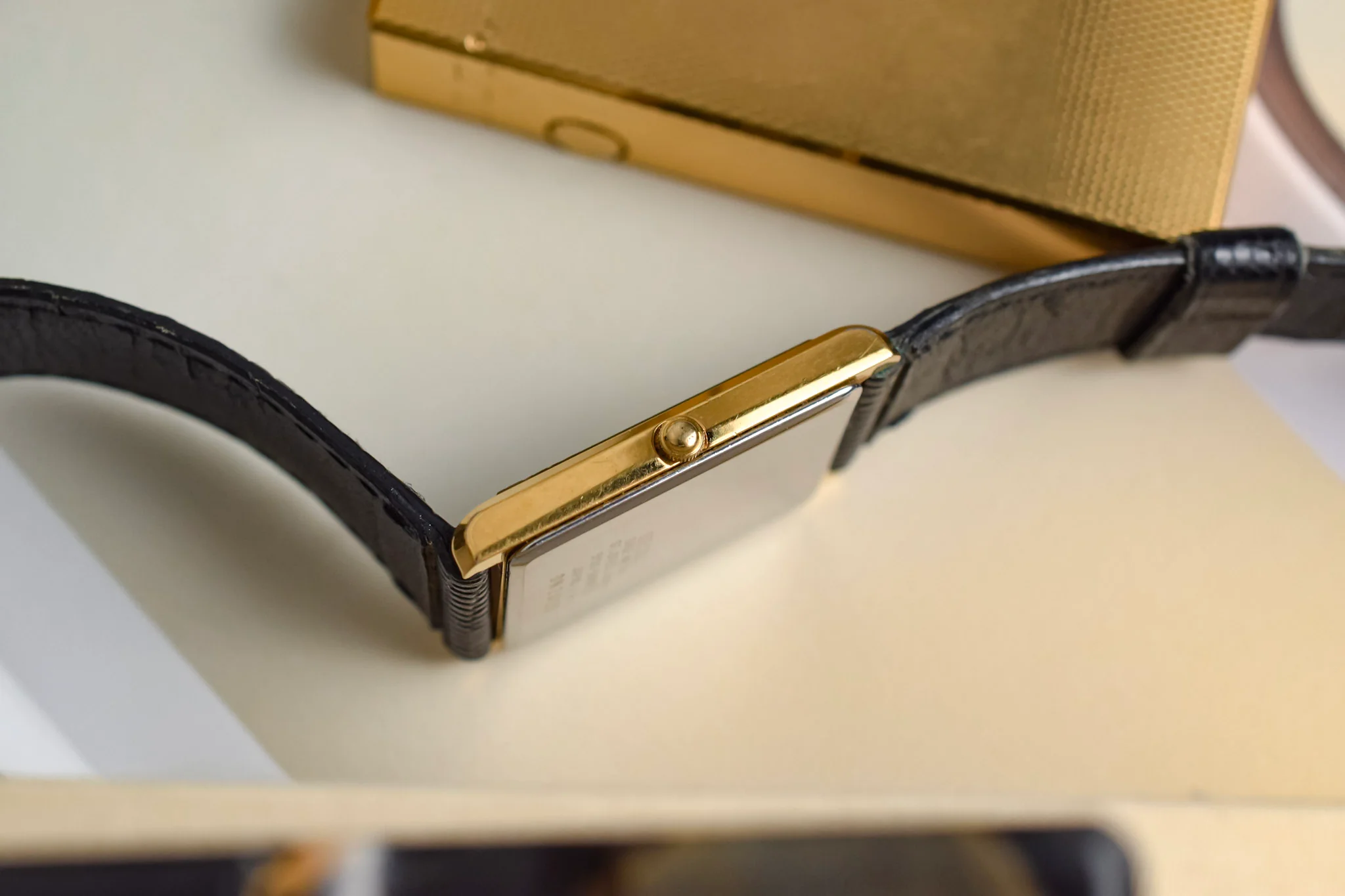 1990 Seiko Galaxy Gilt Dial Tank - Image 3