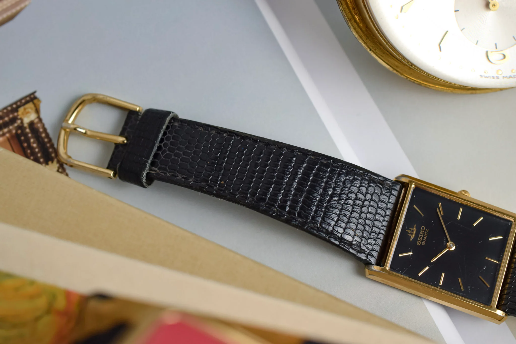 1990 Seiko Galaxy Gilt Dial Tank - Image 5