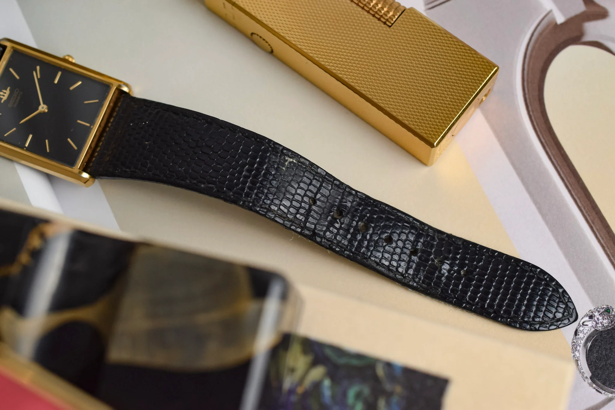 1990 Seiko Galaxy Gilt Dial Tank - Image 6