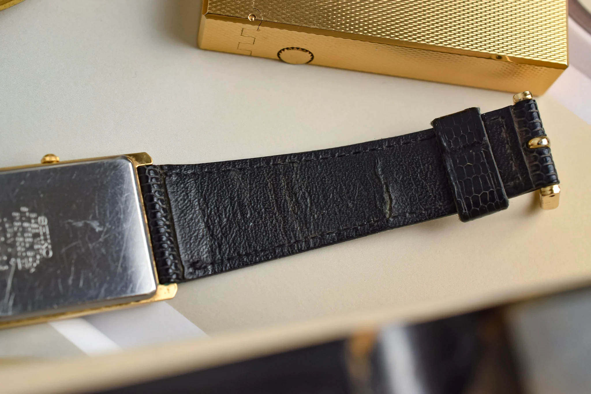 1990 Seiko Galaxy Gilt Dial Tank - Image 7