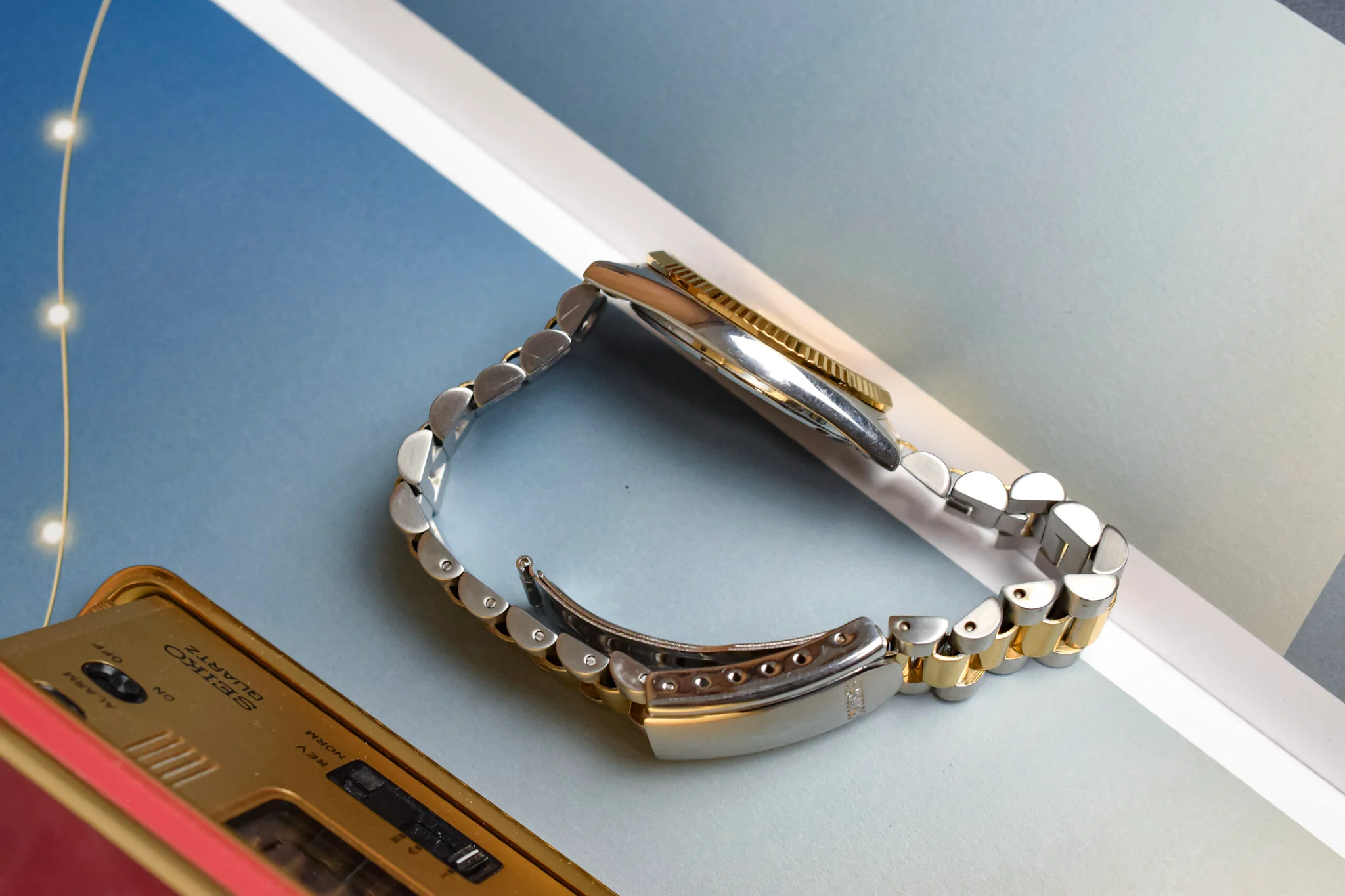 2001 Seiko Two Toned Champagne Dial Day-Date "President" - Image 5