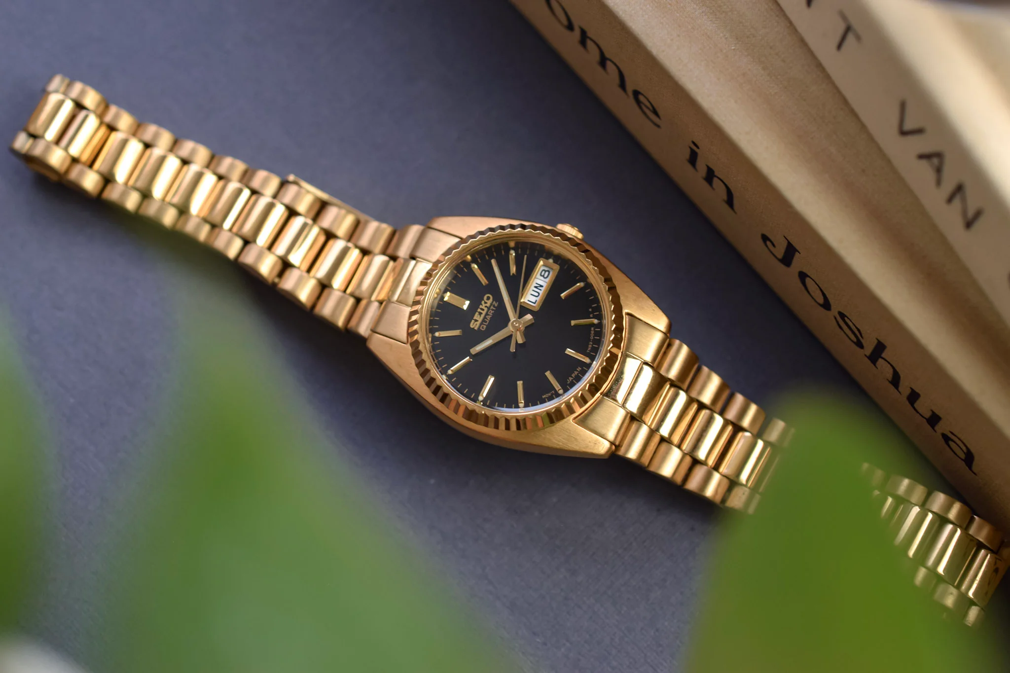 1990 Seiko "Ladies Size" Gilt Dial Day-Date "President" - Image 2