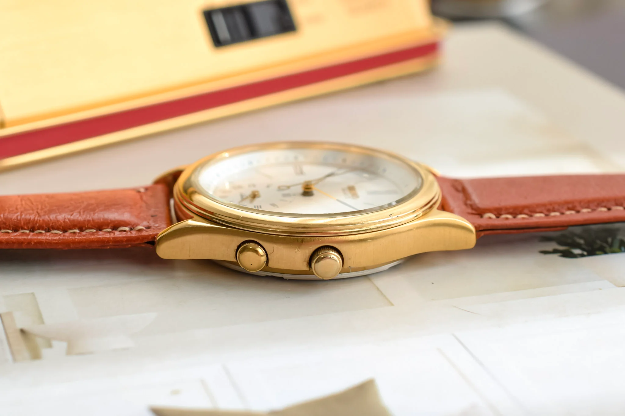 1990 Seiko Roman Alarm Minimalist - Image 3