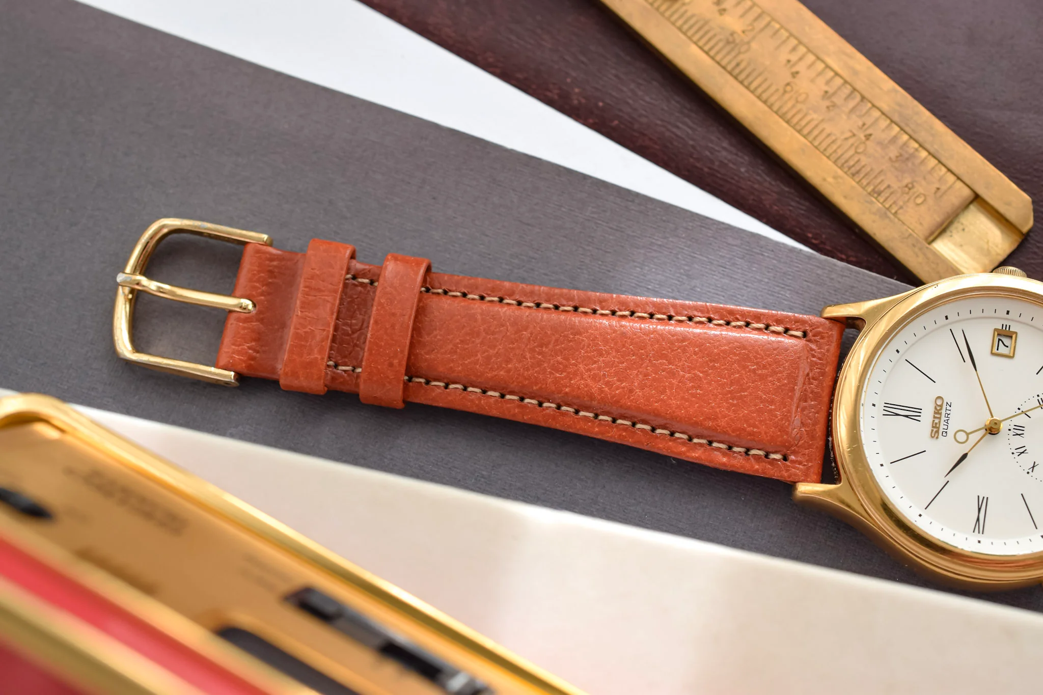 1990 Seiko Roman Alarm Minimalist - Image 5