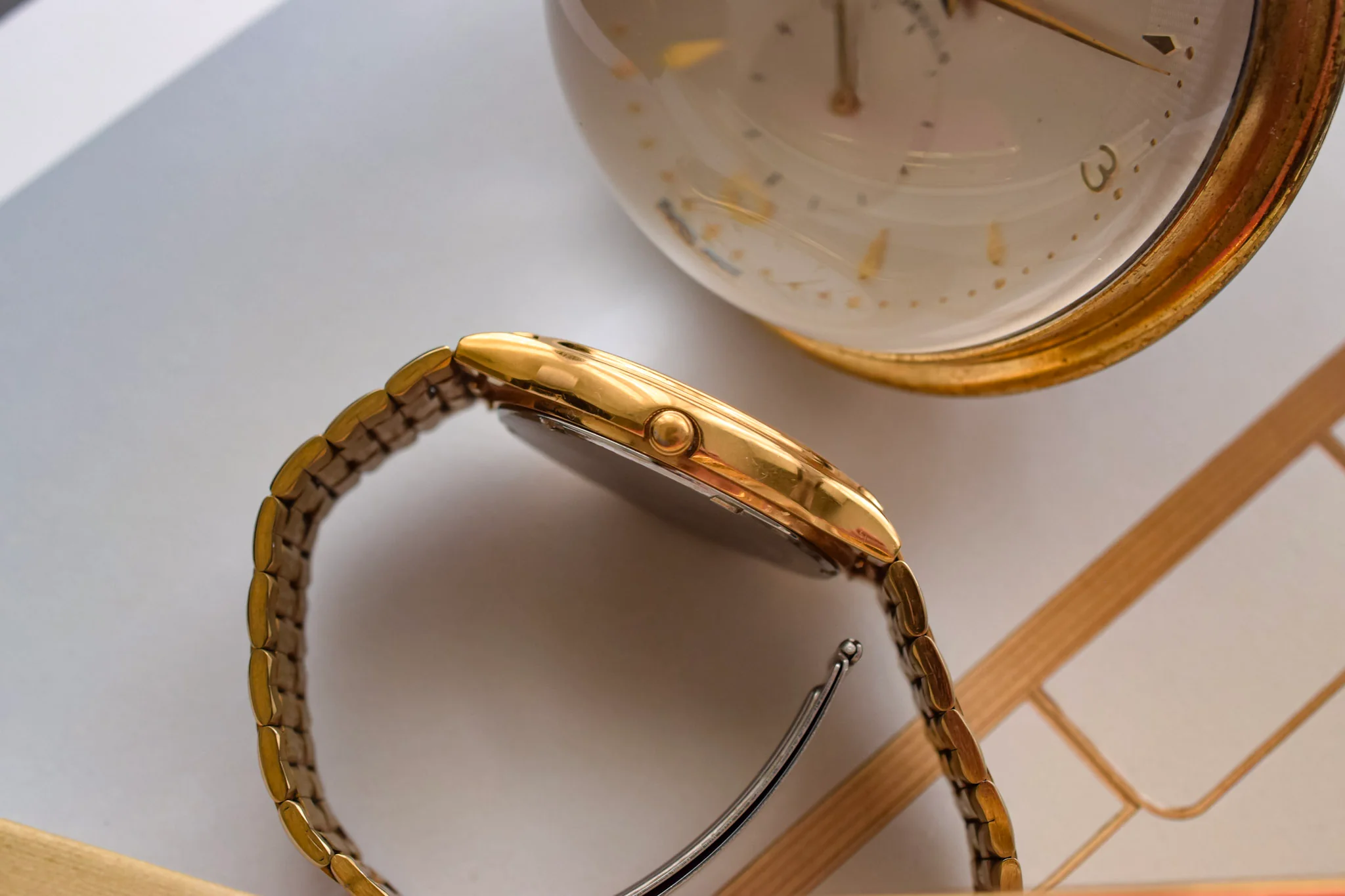 1990 Seiko Roman Day-Date (Max wrist size: 6.25" or 16cm) - Image 3