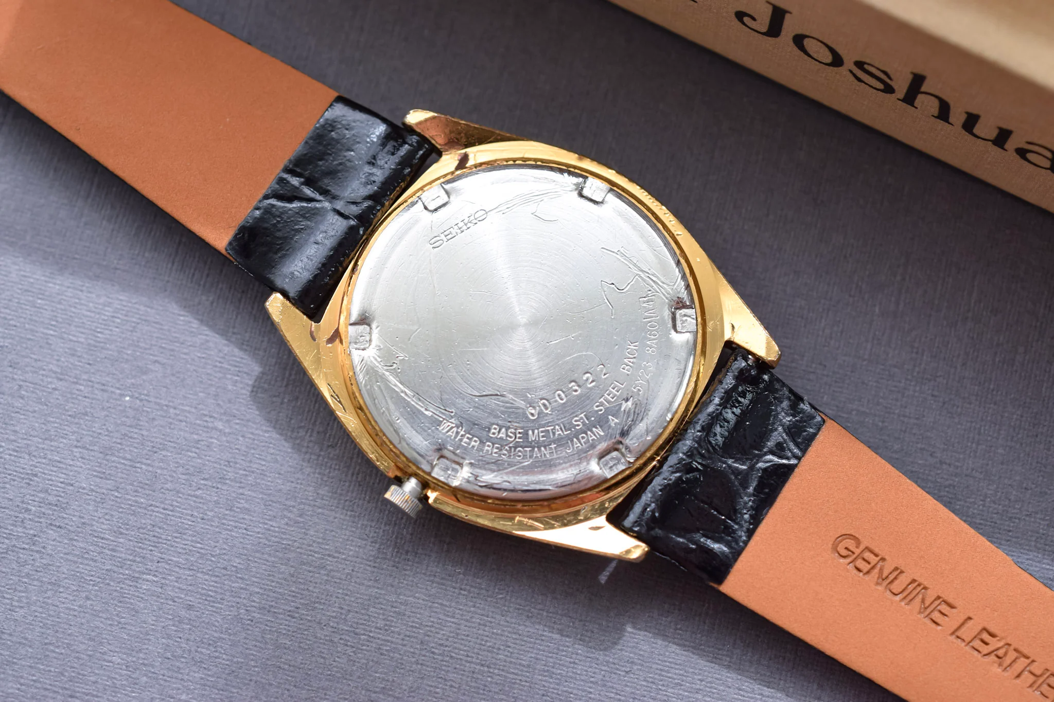 1990 Seiko SQ Gilt Arabic Day-Date "President" - Image 10