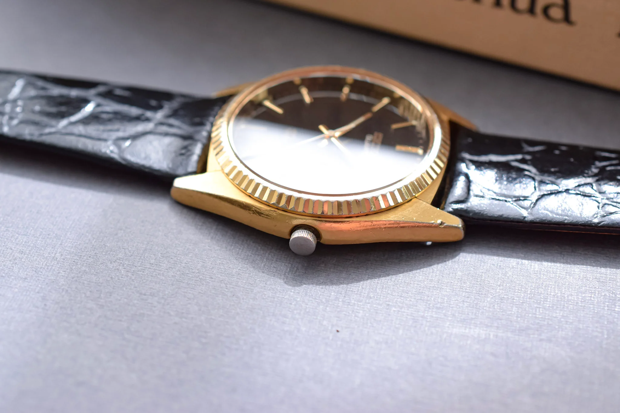 1990 Seiko SQ Gilt Arabic Day-Date "President" - Image 6