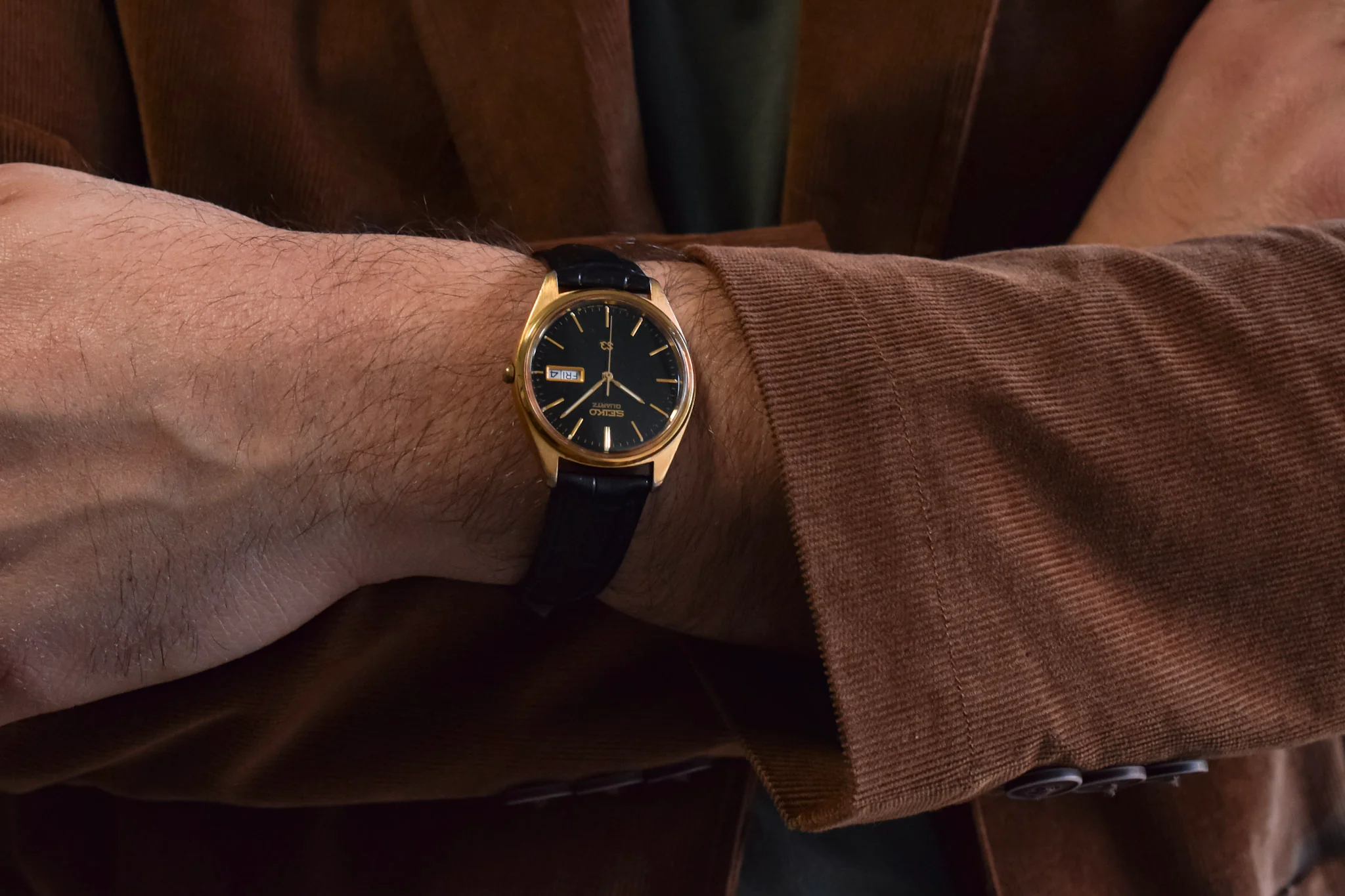 1990 Seiko SQ Gilt Day-Date - Image 3