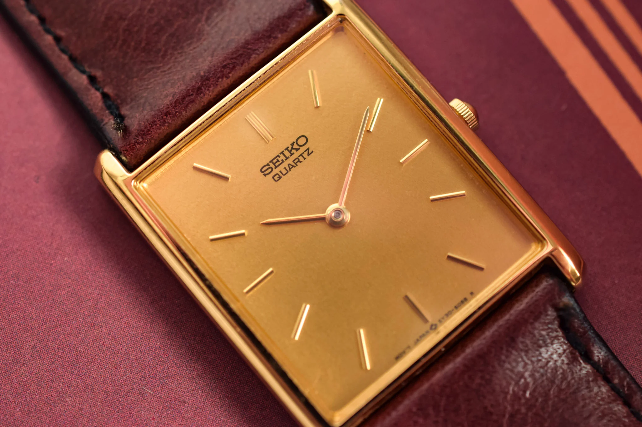 1991 Seiko Champagne Tank - Image 3