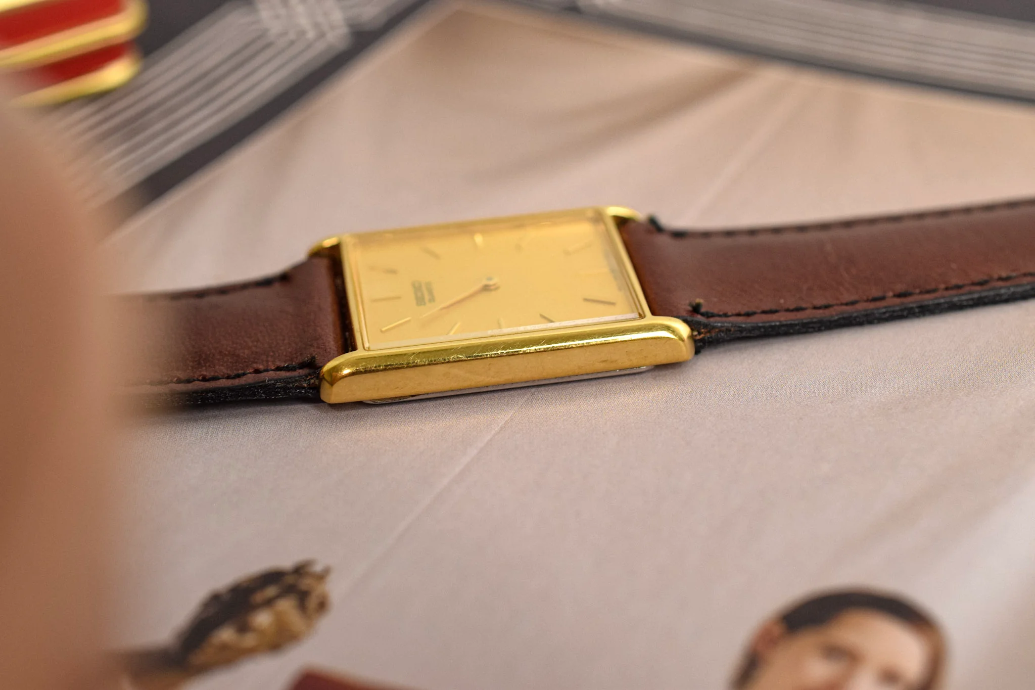 1991 Seiko Champagne Tank - Image 5