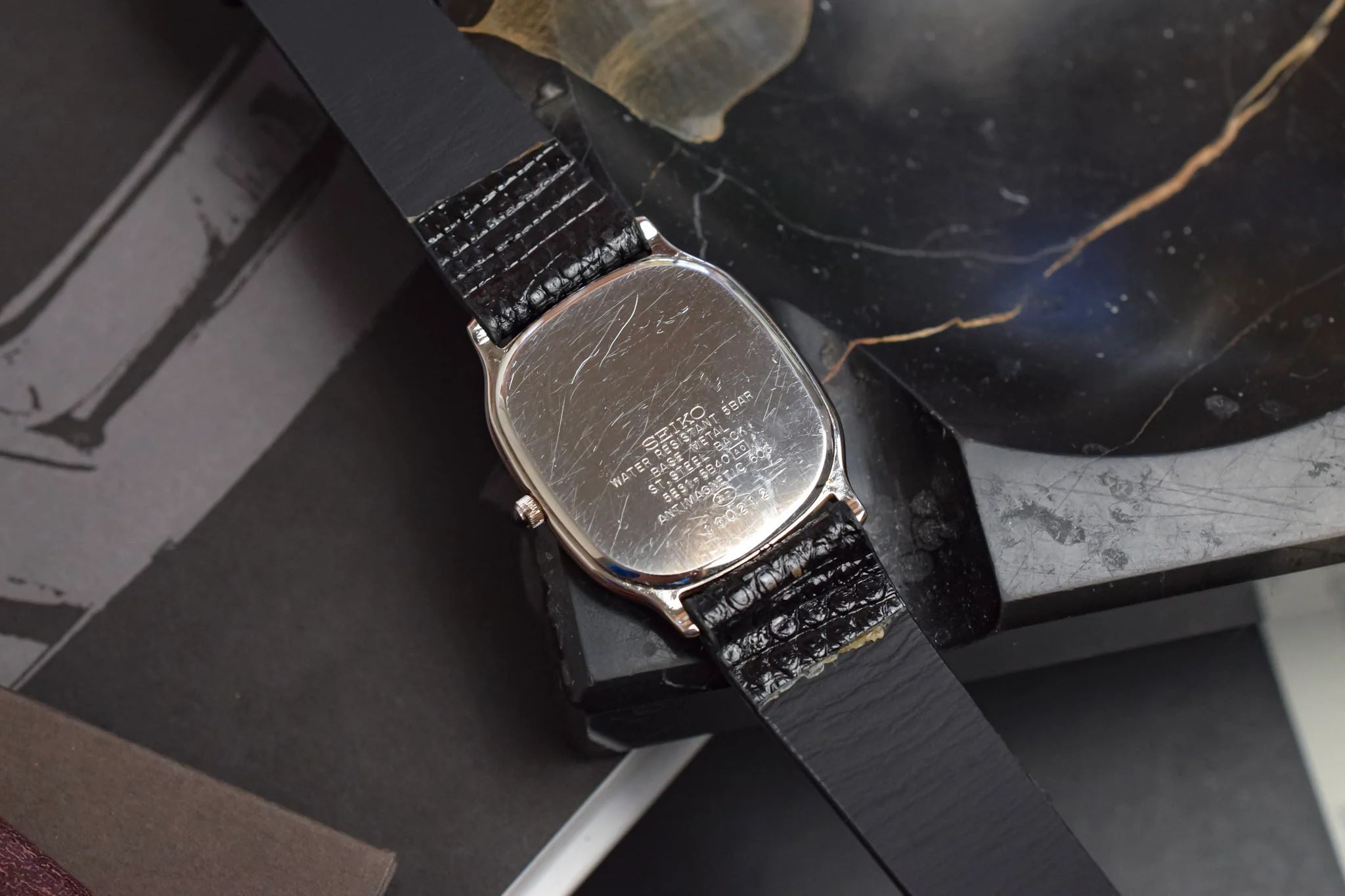 1991 Seiko Dolce Frosted Silver Ellipse - Image 10