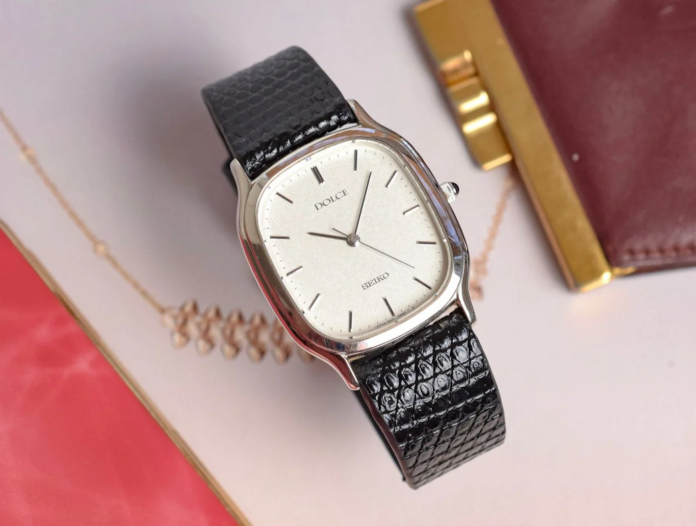 1991 Seiko Dolce Frosted Silver Ellipse - Image 11