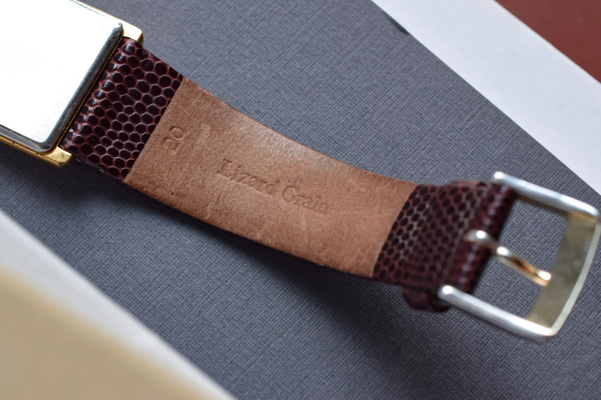 1991 Seiko Gold Tone Tank - Image 6