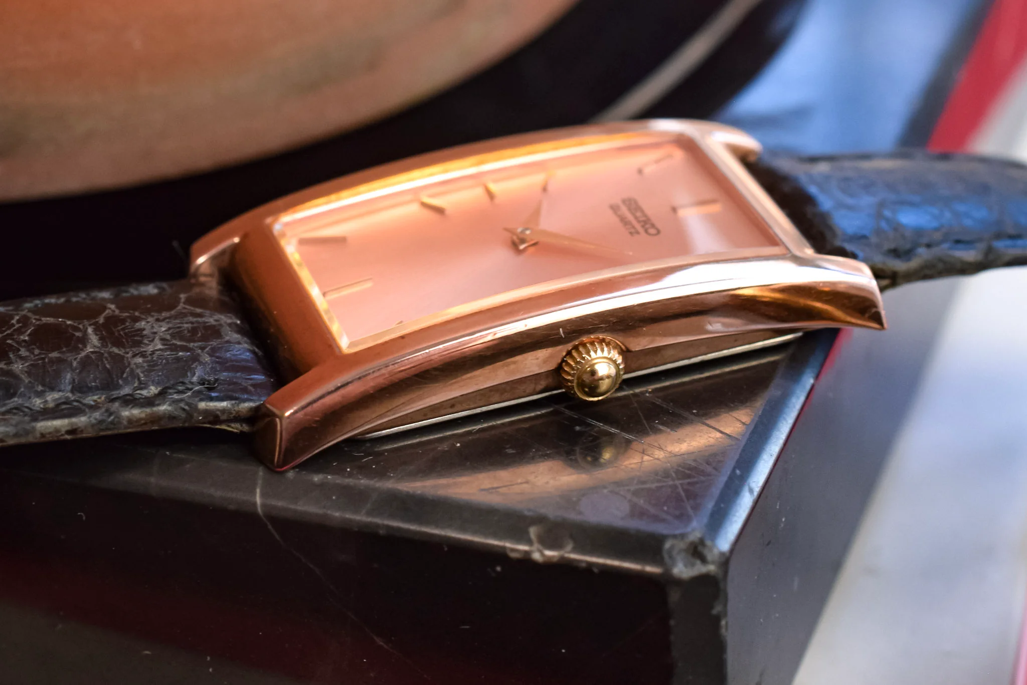 1991 Seiko Rose Gold Cintree - Image 3