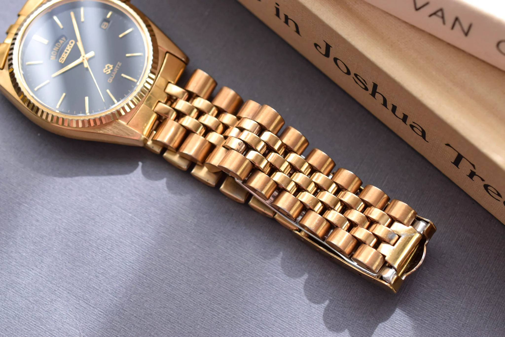 1991 Seiko SQ Gilt Dial Day-Date - Image 8