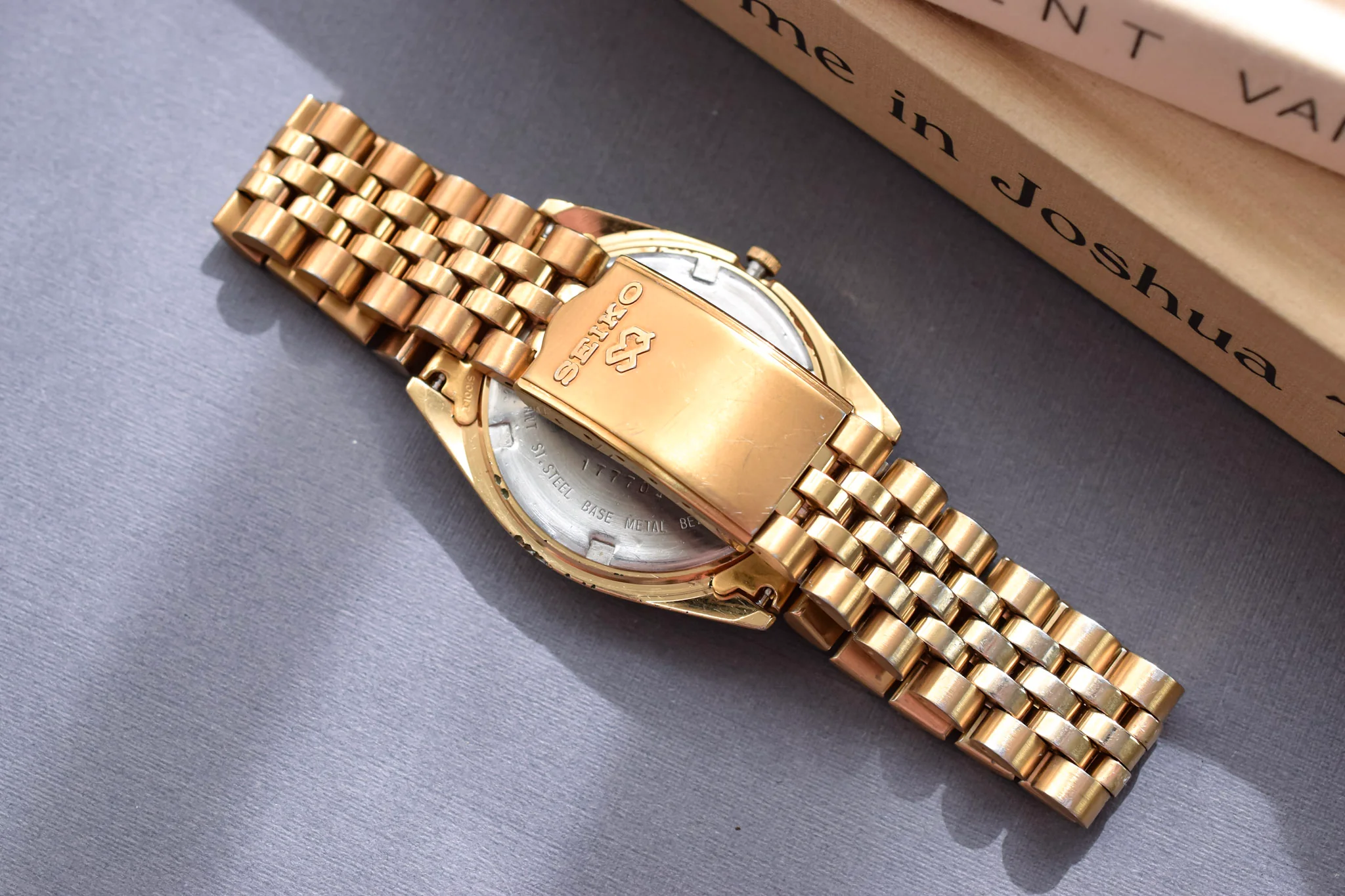 1991 Seiko SQ Gilt Dial Day-Date - Image 9