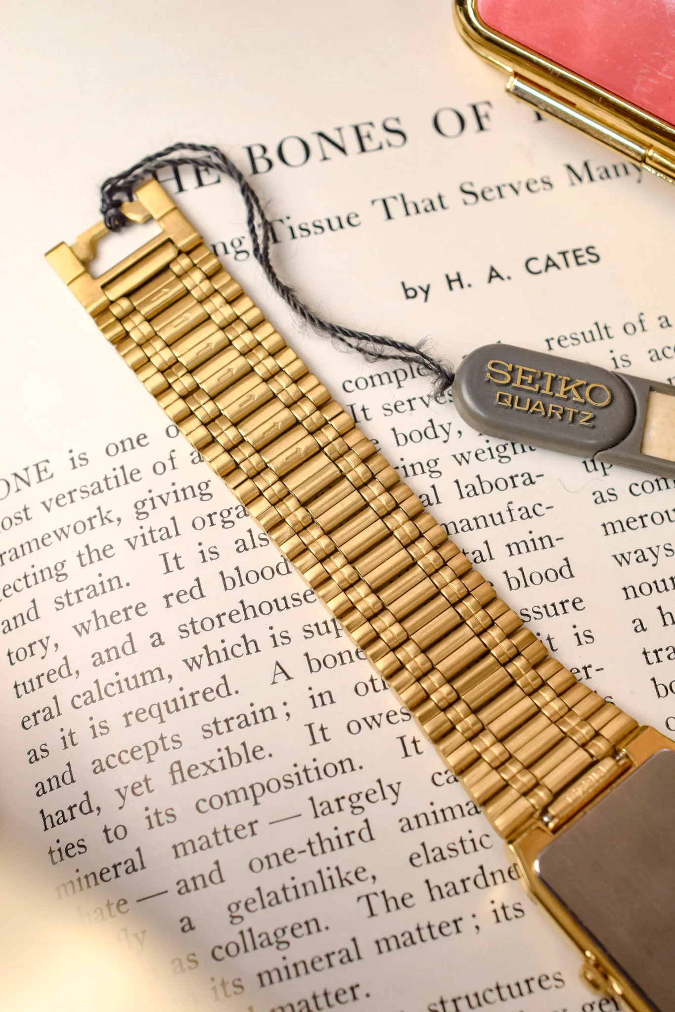 1991 Seiko SX Golden Arabic Numeral Tank - NOS - Image 10