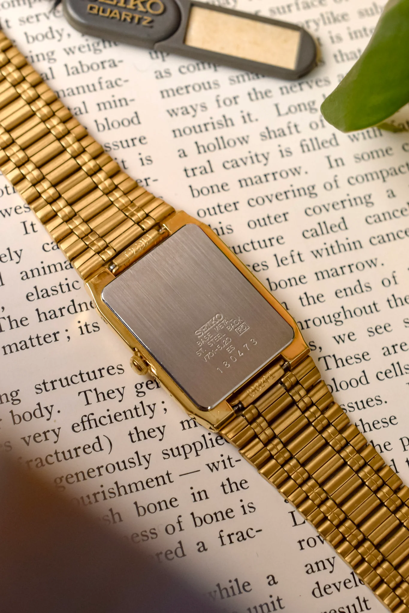 1991 Seiko SX Golden Arabic Numeral Tank - NOS - Image 11